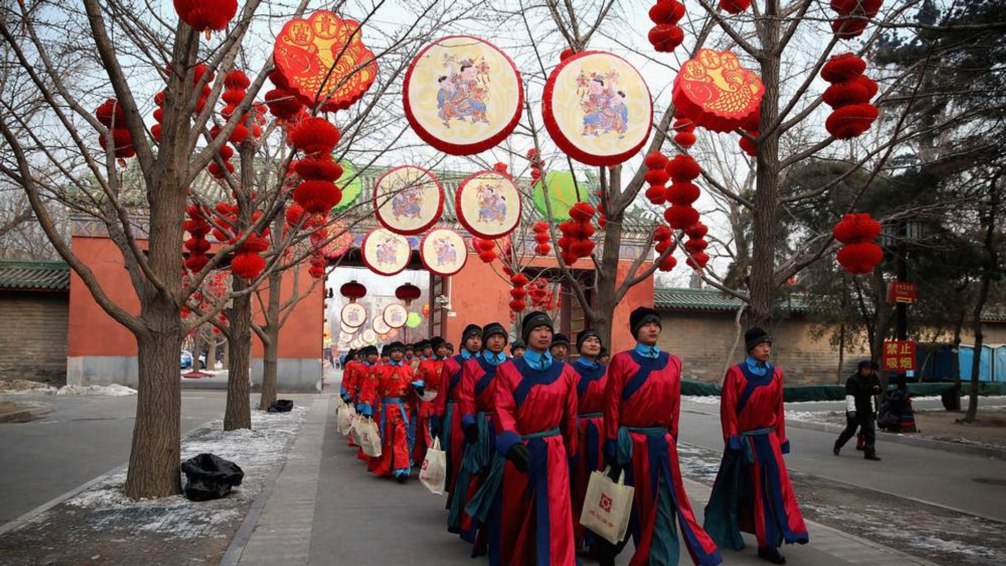 China Ushers In Year Of The Snake World News Sky News China Ushers In Year Of The Snake World News Sky News