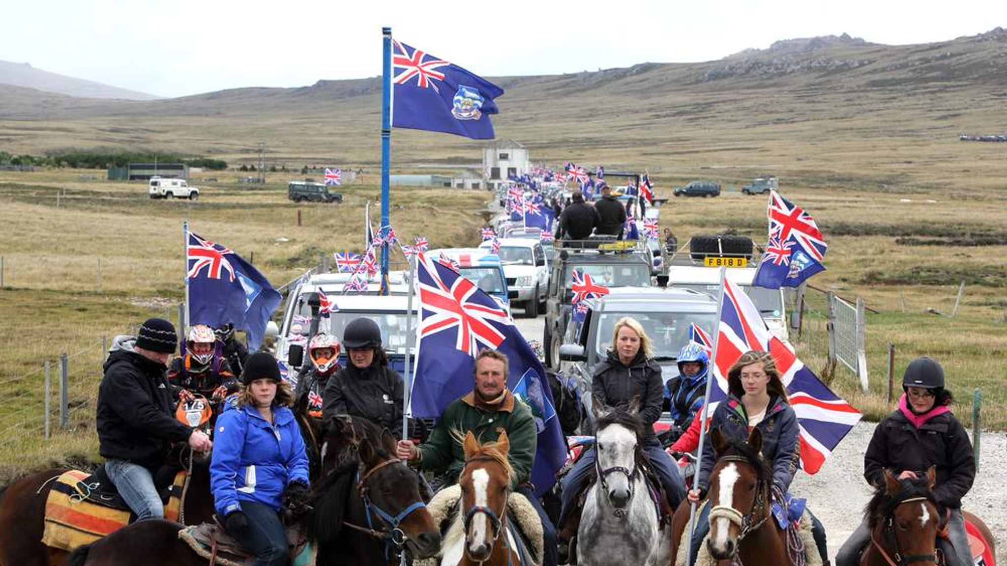 Falkland Islanders Vote To Remain British | UK News | Sky News