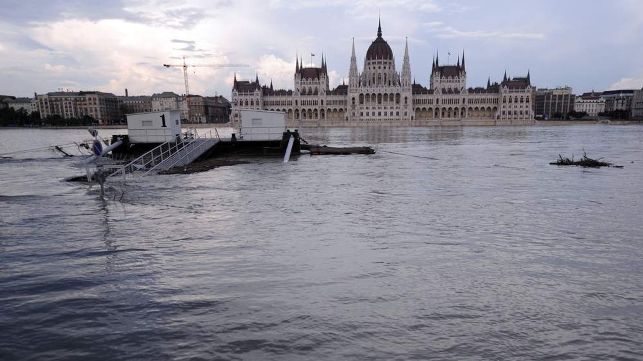 Hungary Homes Evacuated As Floods Threaten World News Sky News