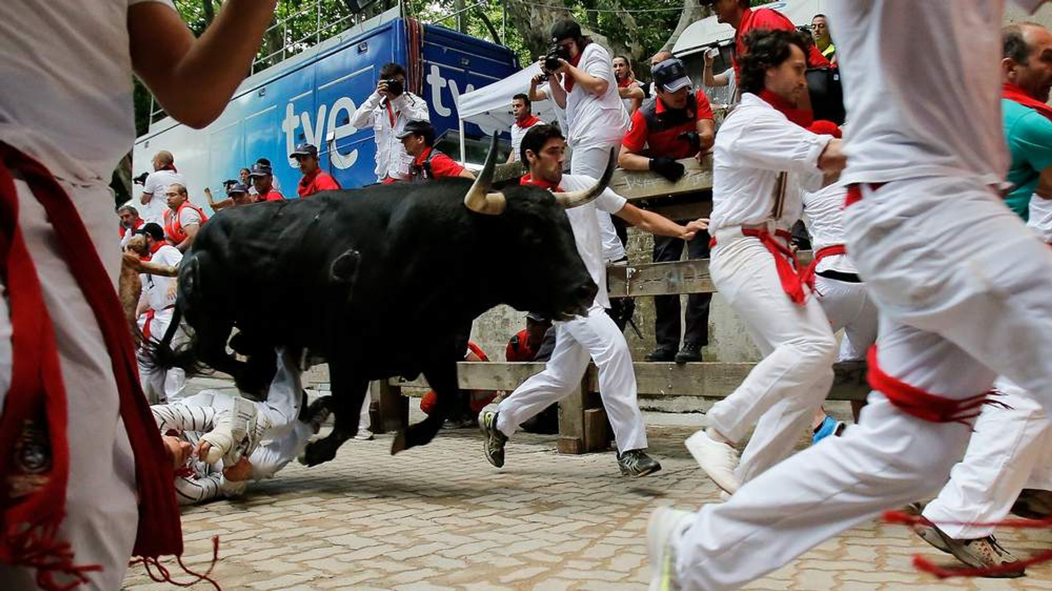 Bull Run Pamplona Inspired Event Heads To US US News Sky News