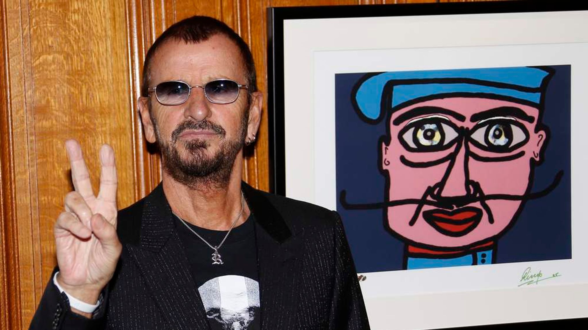 Ringo Starr Receives French Medal For Artwork Ents Arts News Sky News   181751635 1 3636754 