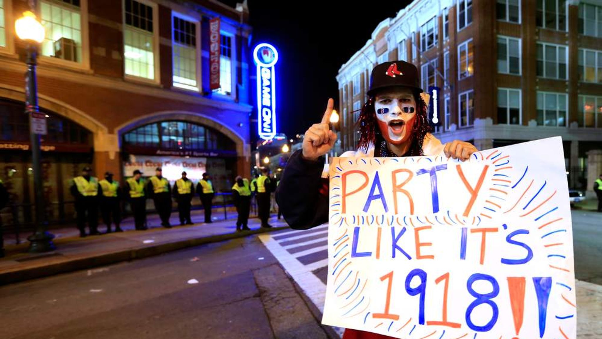 Red Sox party like it's 1918 at Fenway Park, World Series