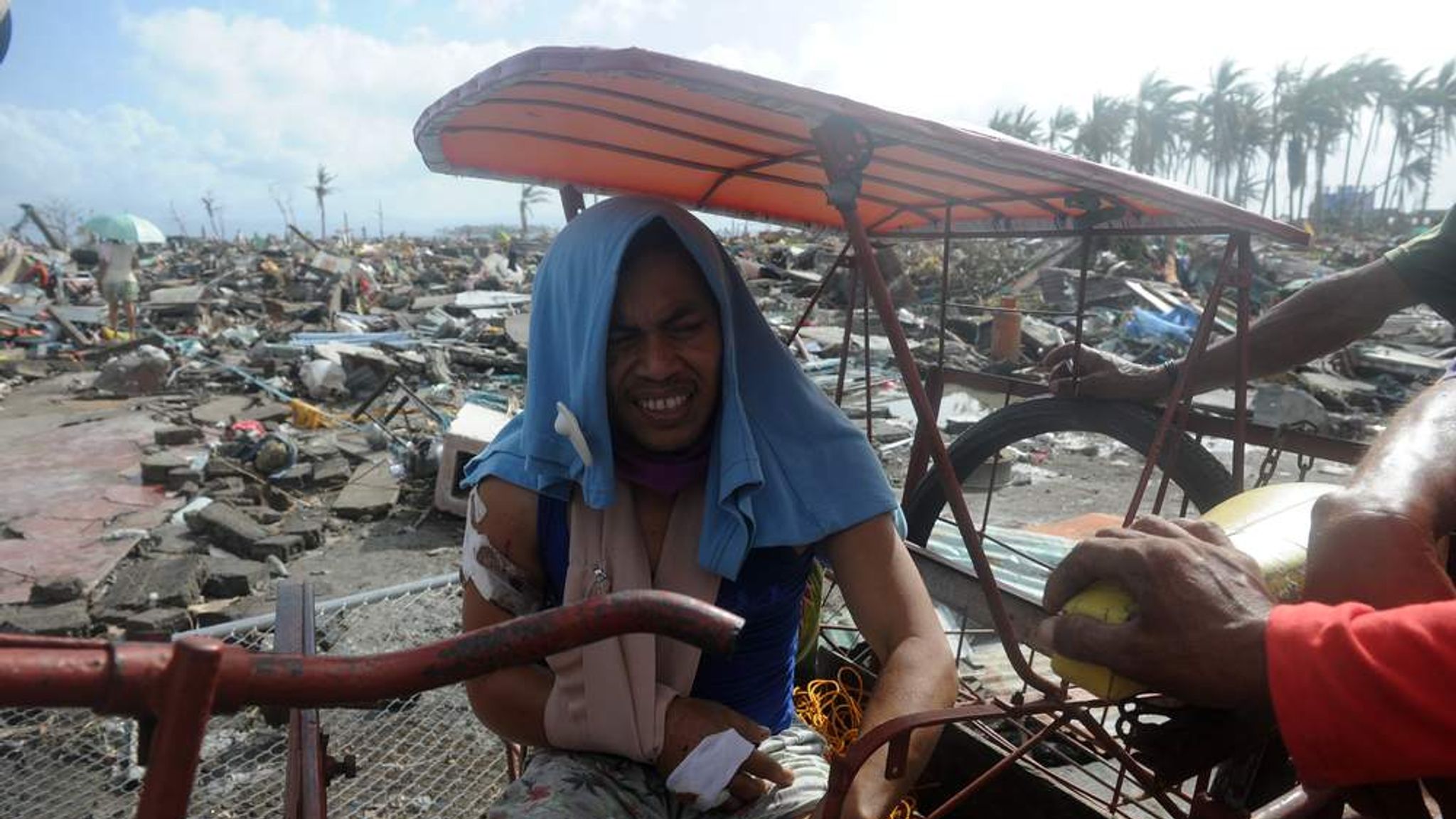 The Grim Task Of Reporting On Typhoon Carnage | World News | Sky News