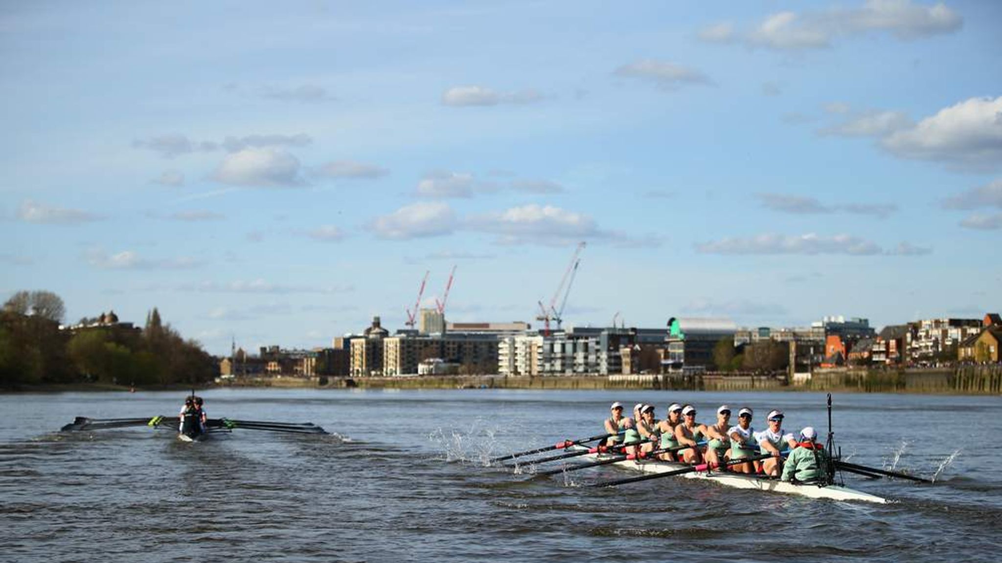 Oxford Win Historic Women's Boat Race | UK News | Sky News