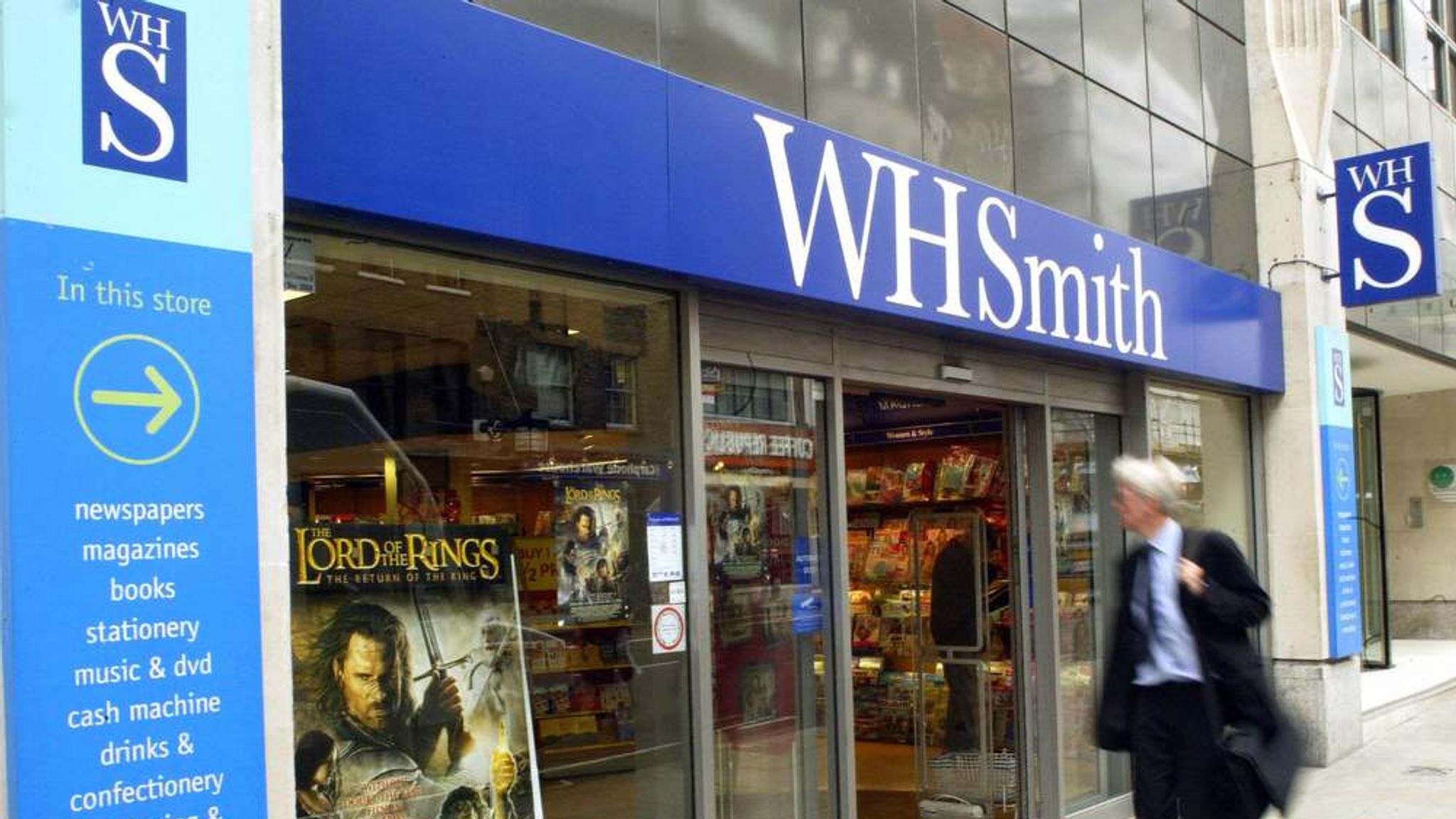 Wh Smith Travel Shops Help High Street Falls Business News Sky News