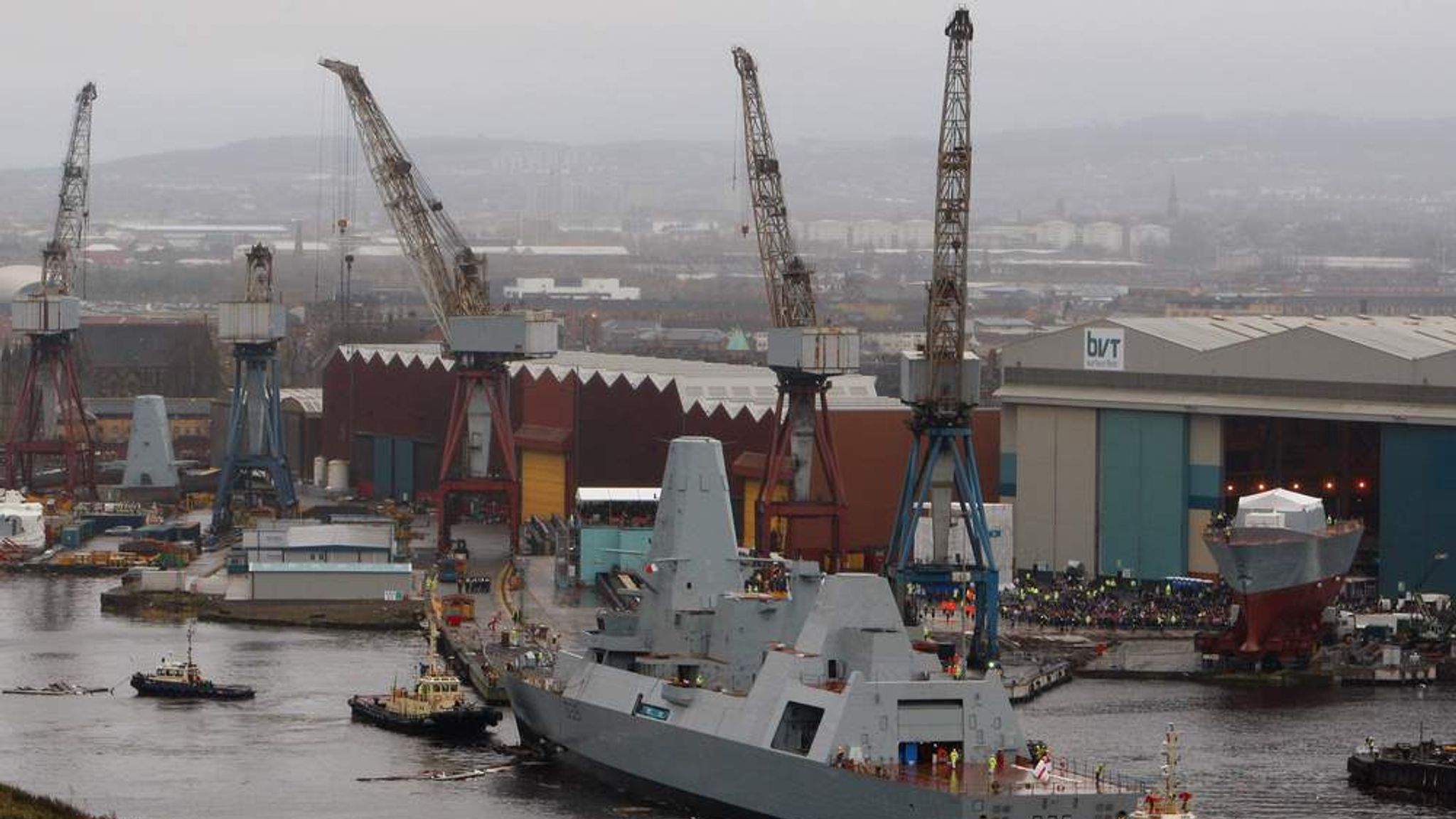 No Scottish Divide In Shipyards Of The Clyde | UK News | Sky News