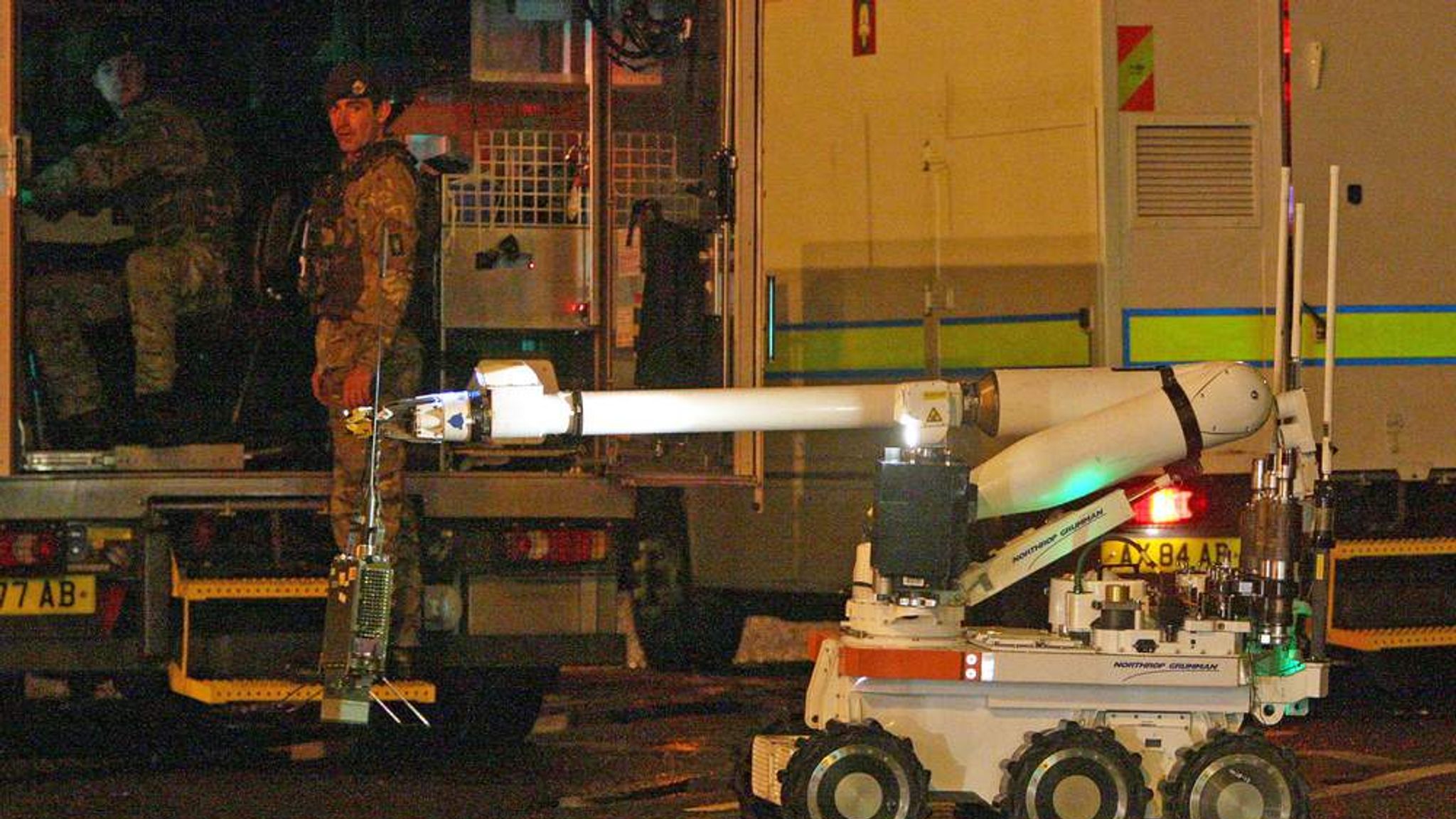 Belfast Car Bomb Two Men Arrested UK News Sky News