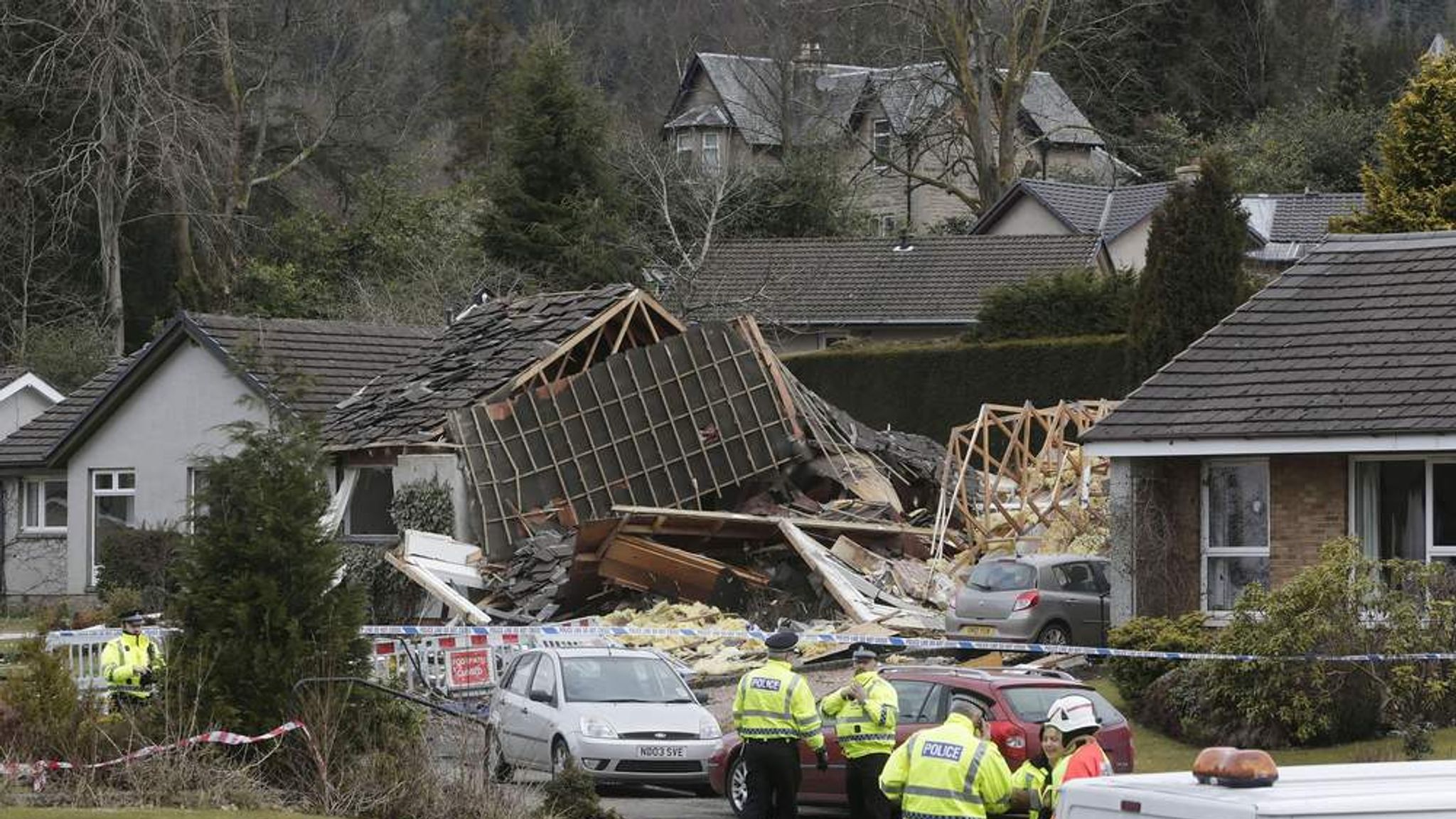 House Explosion Puts Pensioners In Hospital | UK News | Sky News