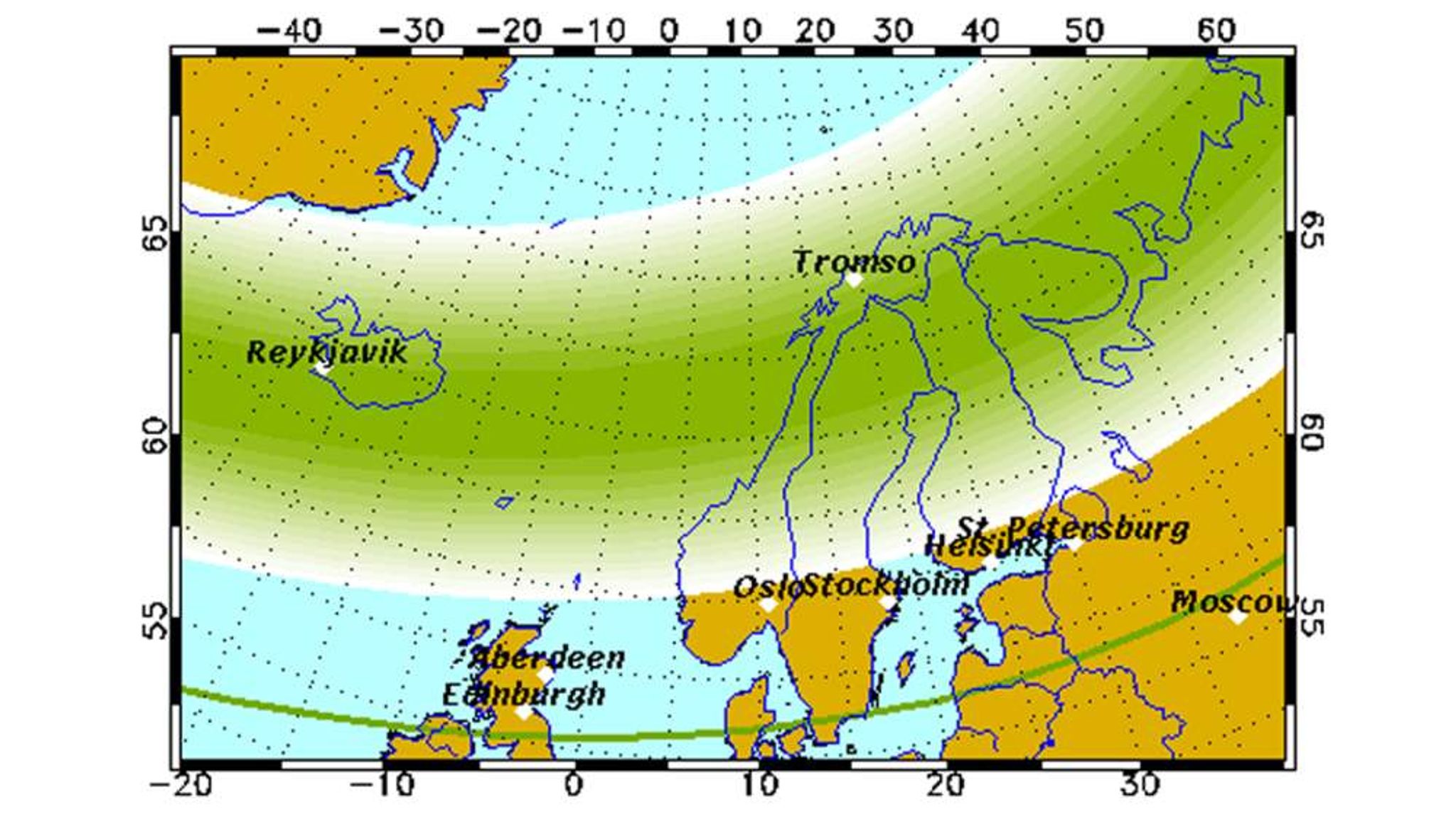 Northern Lights карта.