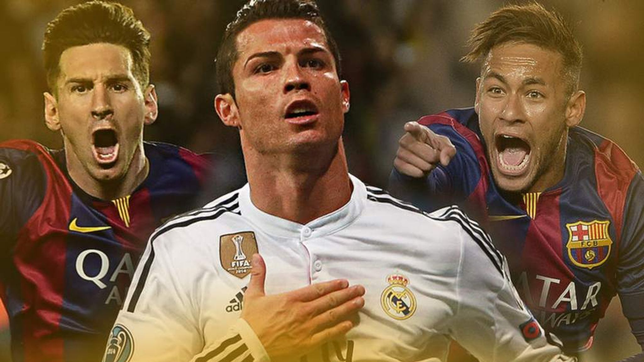 GOAL - The Ballon d'Or three: Leo Messi, Cristiano Ronaldo, Neymar