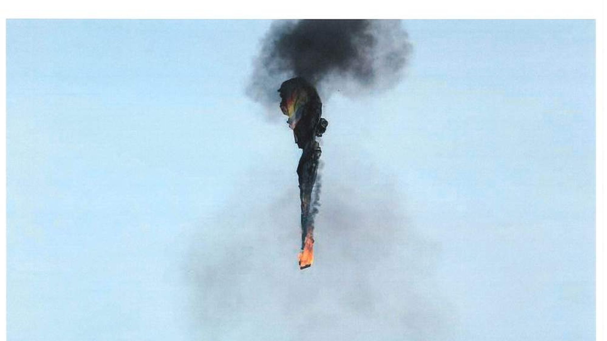 Deadly Crash Photos Show Balloon On Fire World News Sky News
