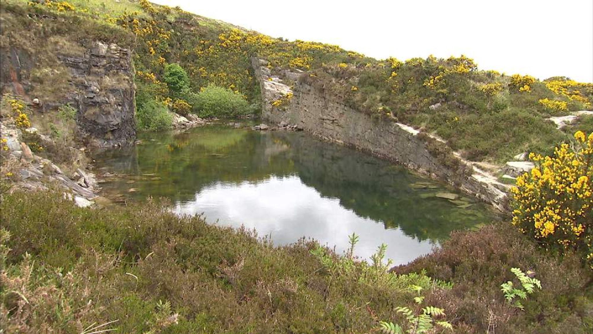 Quarry Deaths Man Drowns Trying To Save Teen UK News Sky News
