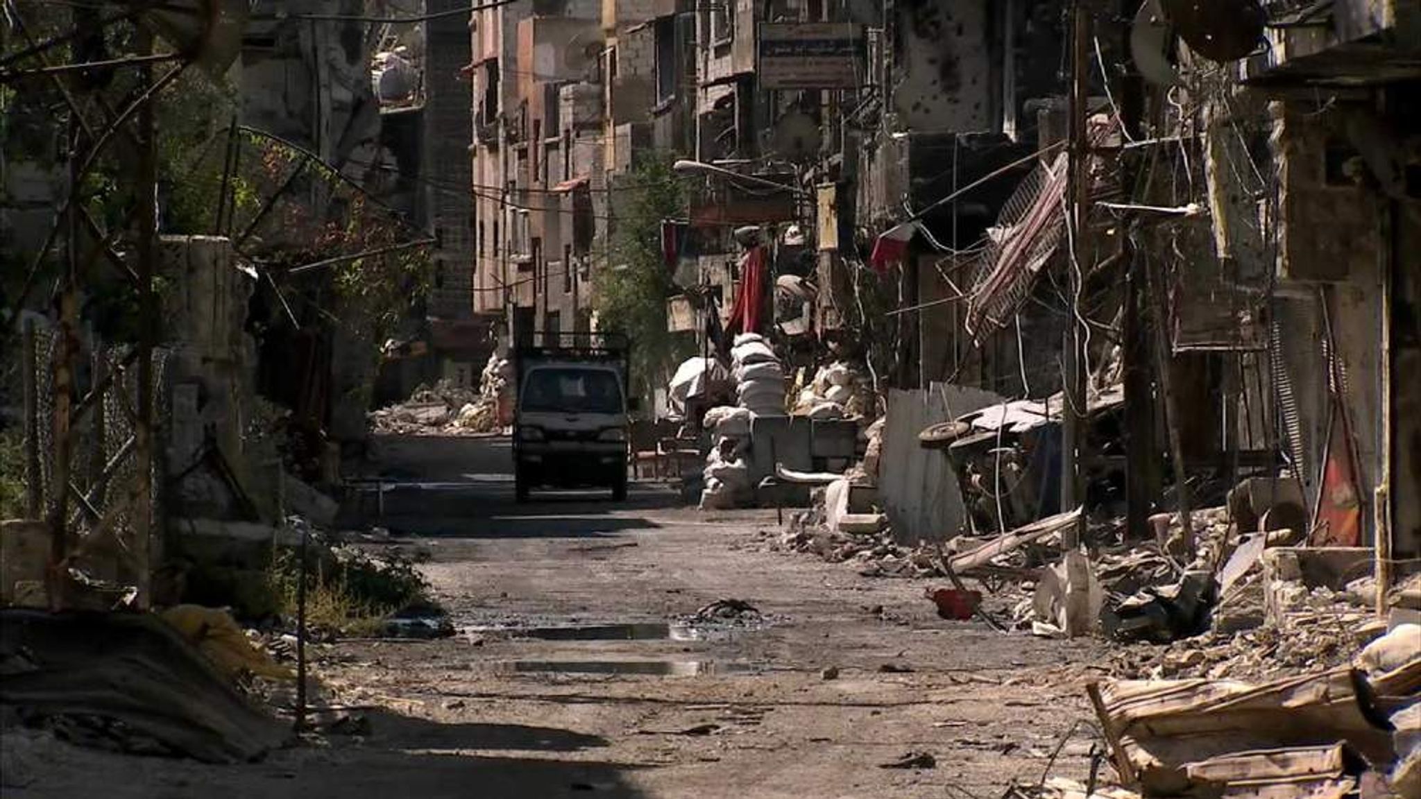 Damascus Syria's Urban Warfare At Its Worst World News Sky News