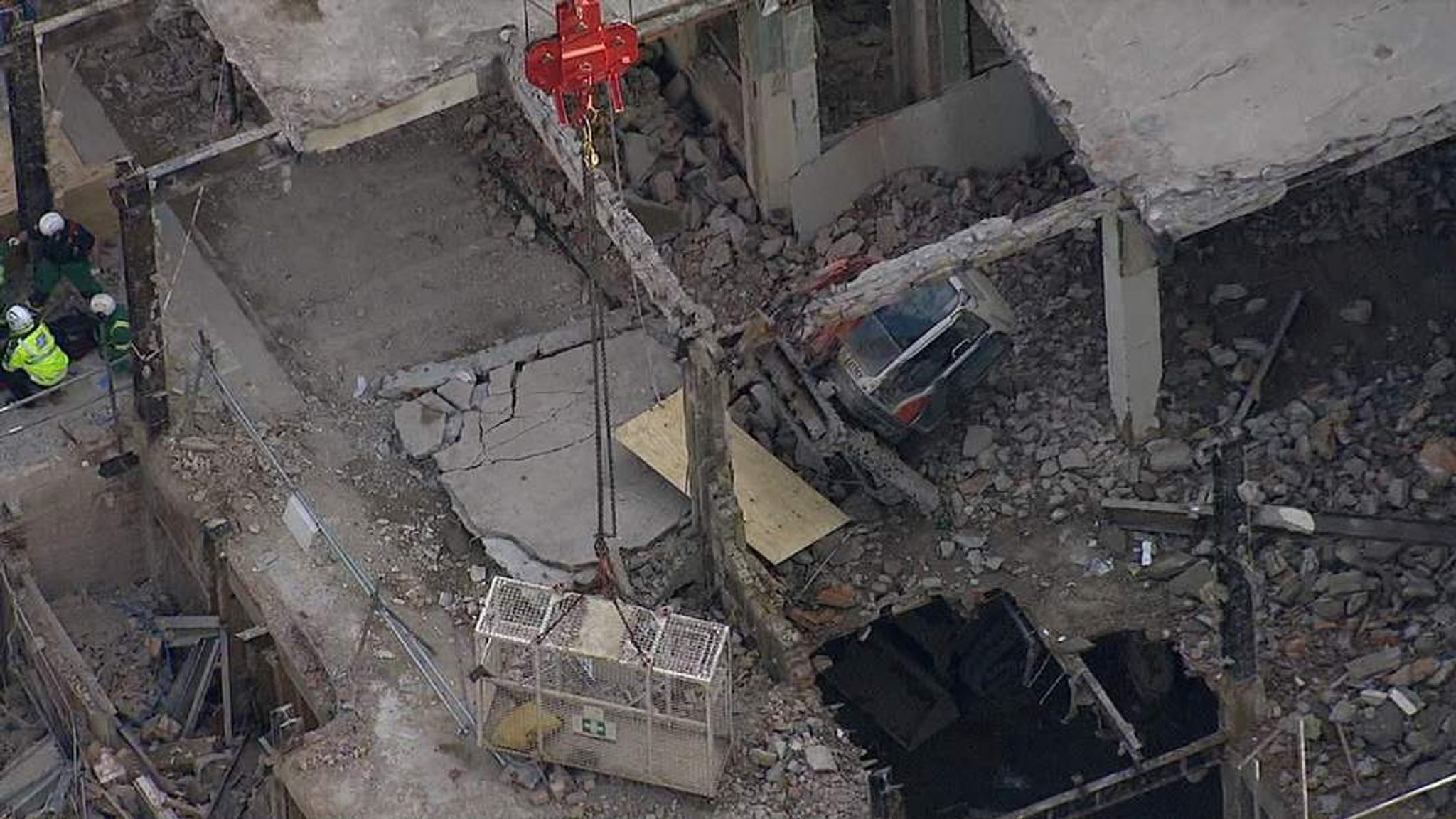 Man Killed In London Building Collapse | UK News | Sky News