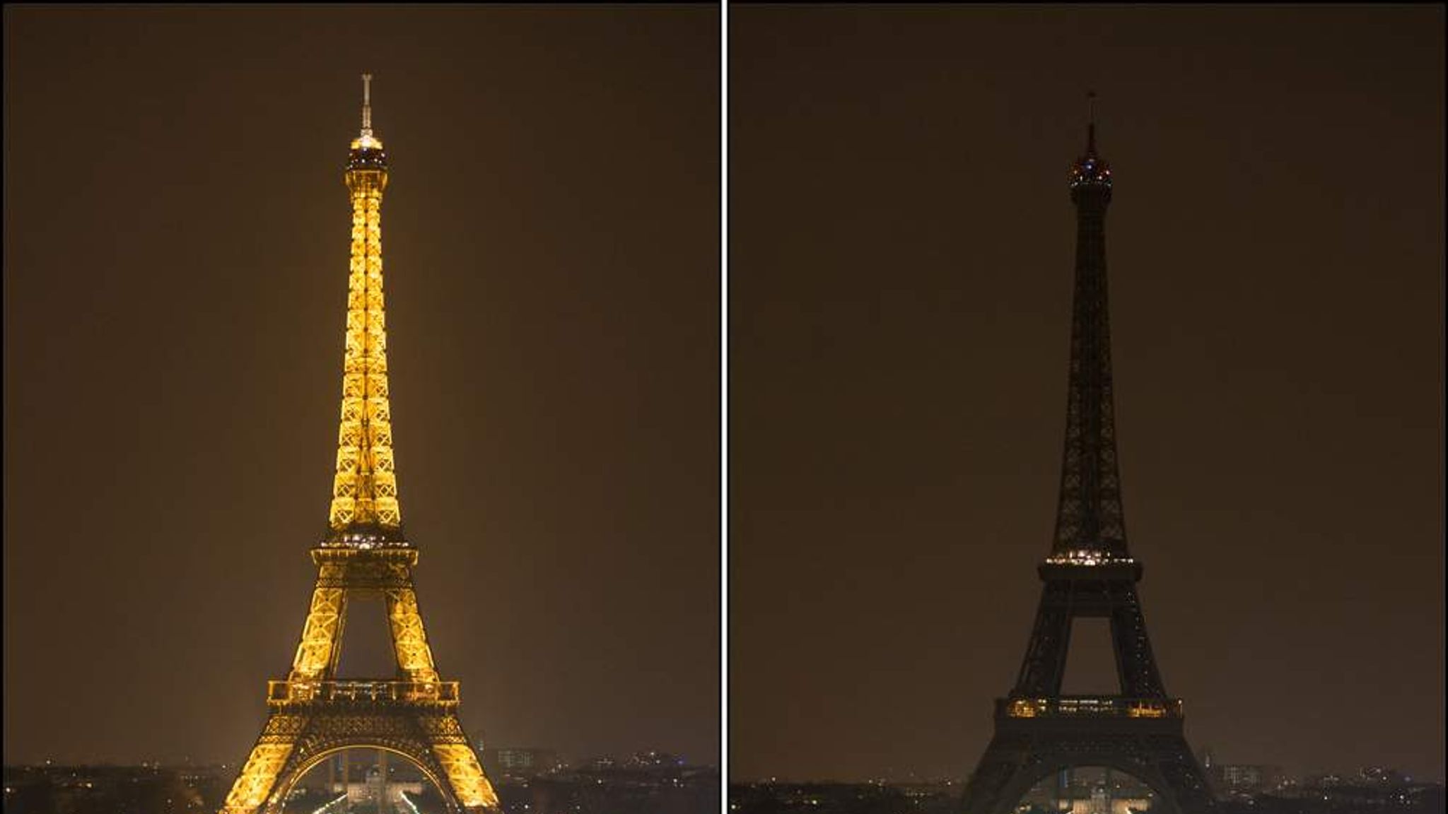 Earth Hour: World Landmarks Off Lights | World News | Sky News
