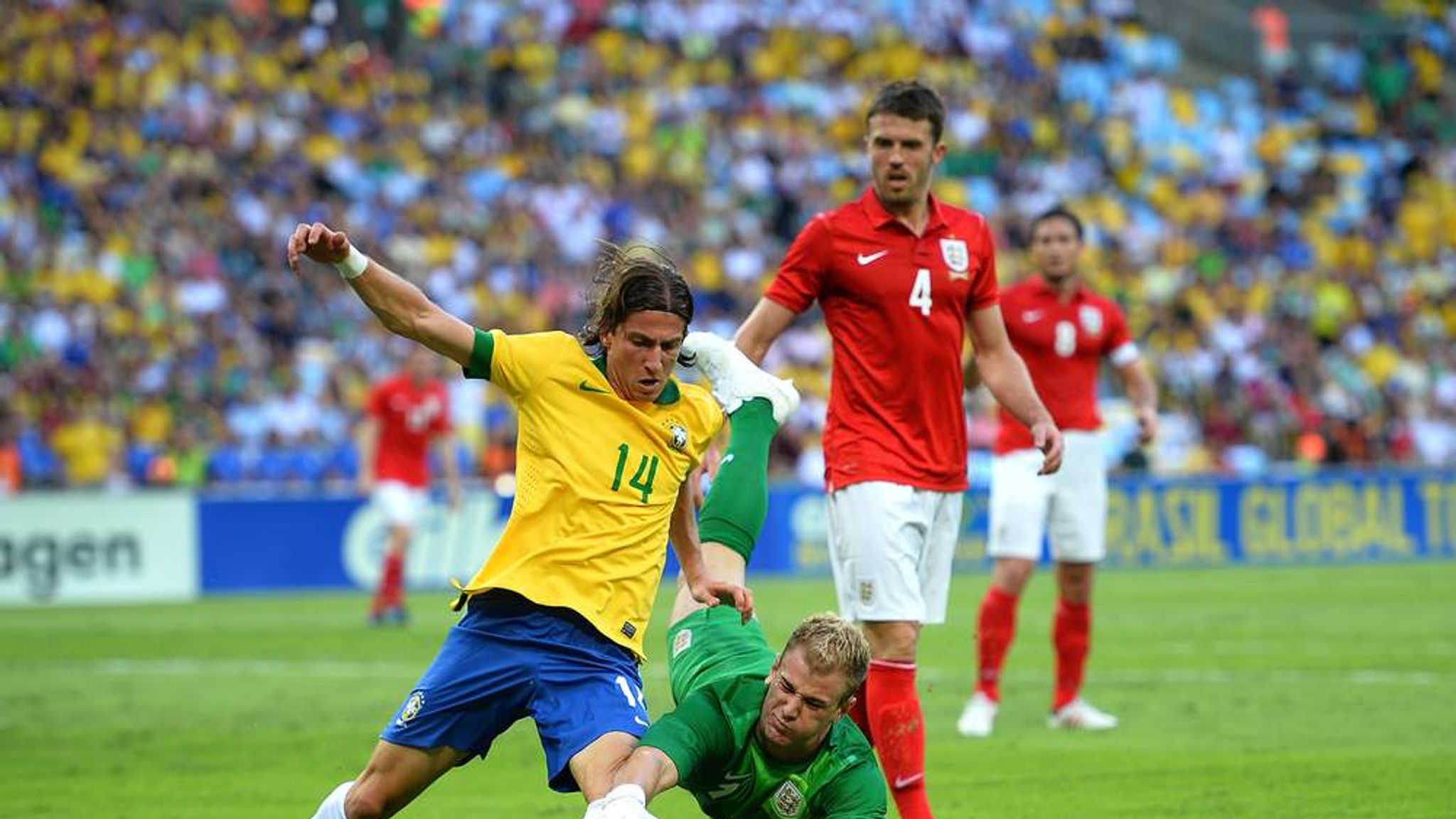 England Hold Brazil At The Maracana | Scoop News | Sky News