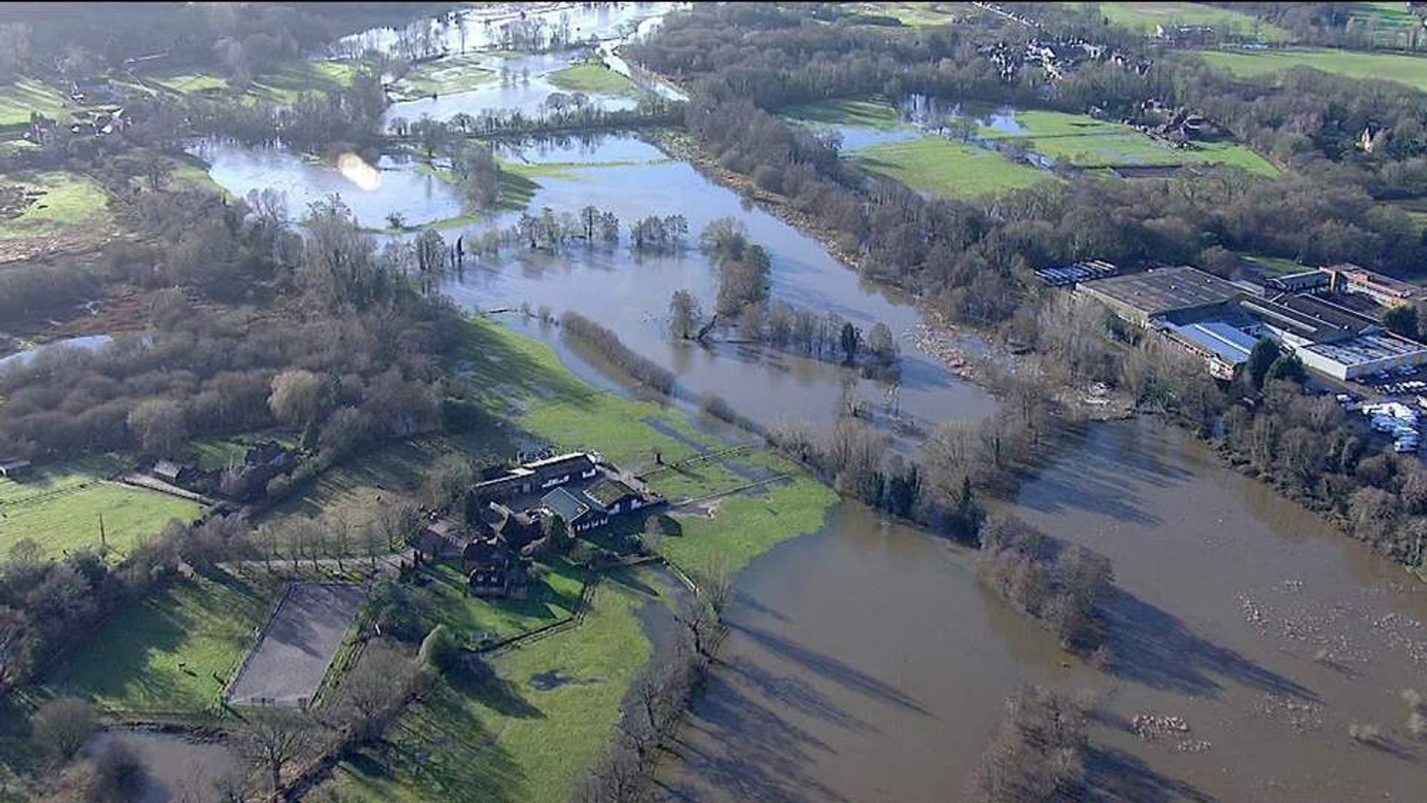 Stormy Weather: 20 Severe Flood Warnings | UK News | Sky News