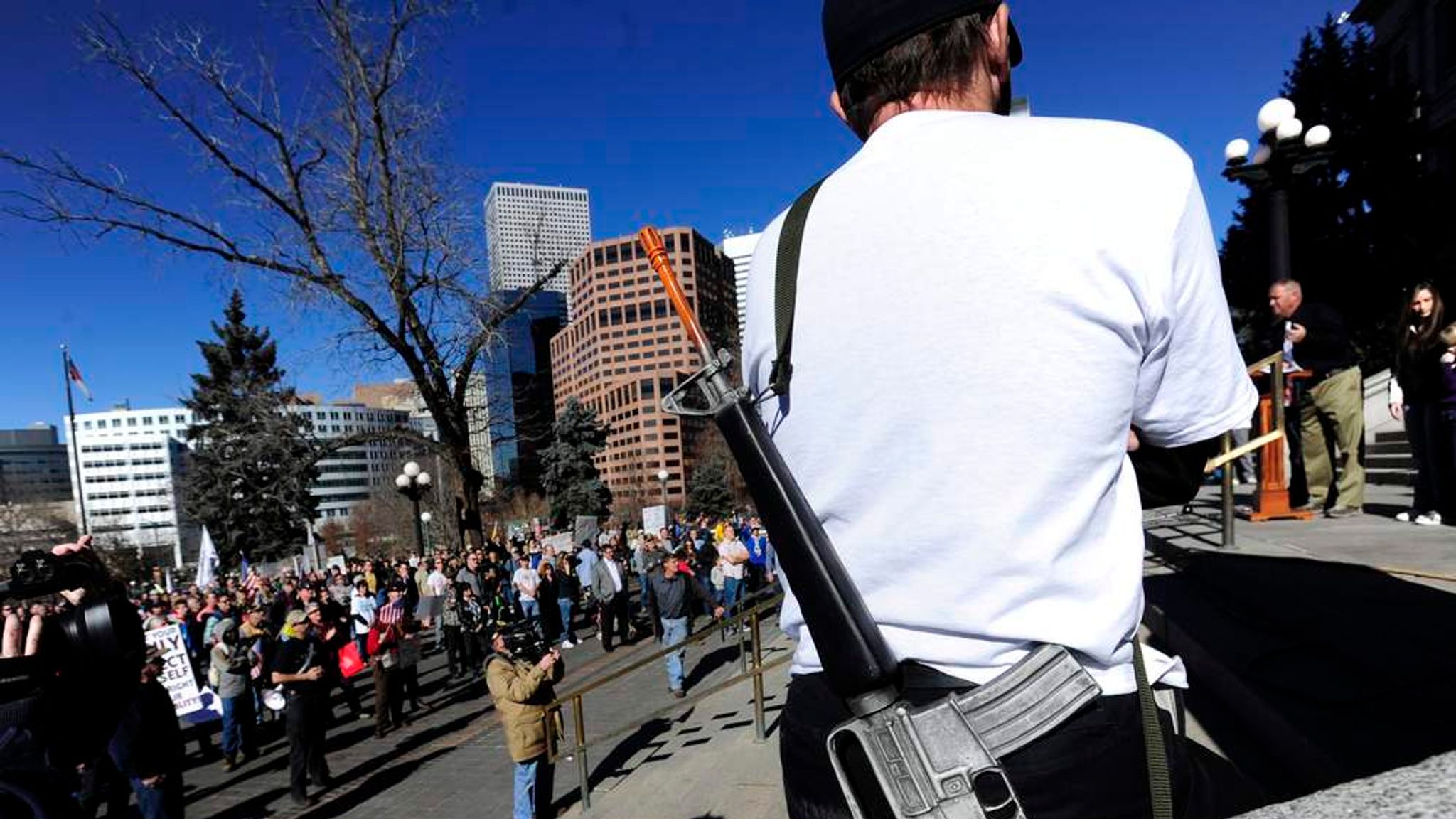 Gun Lobby Slams Obama's Inaugural Speech | US News | Sky News