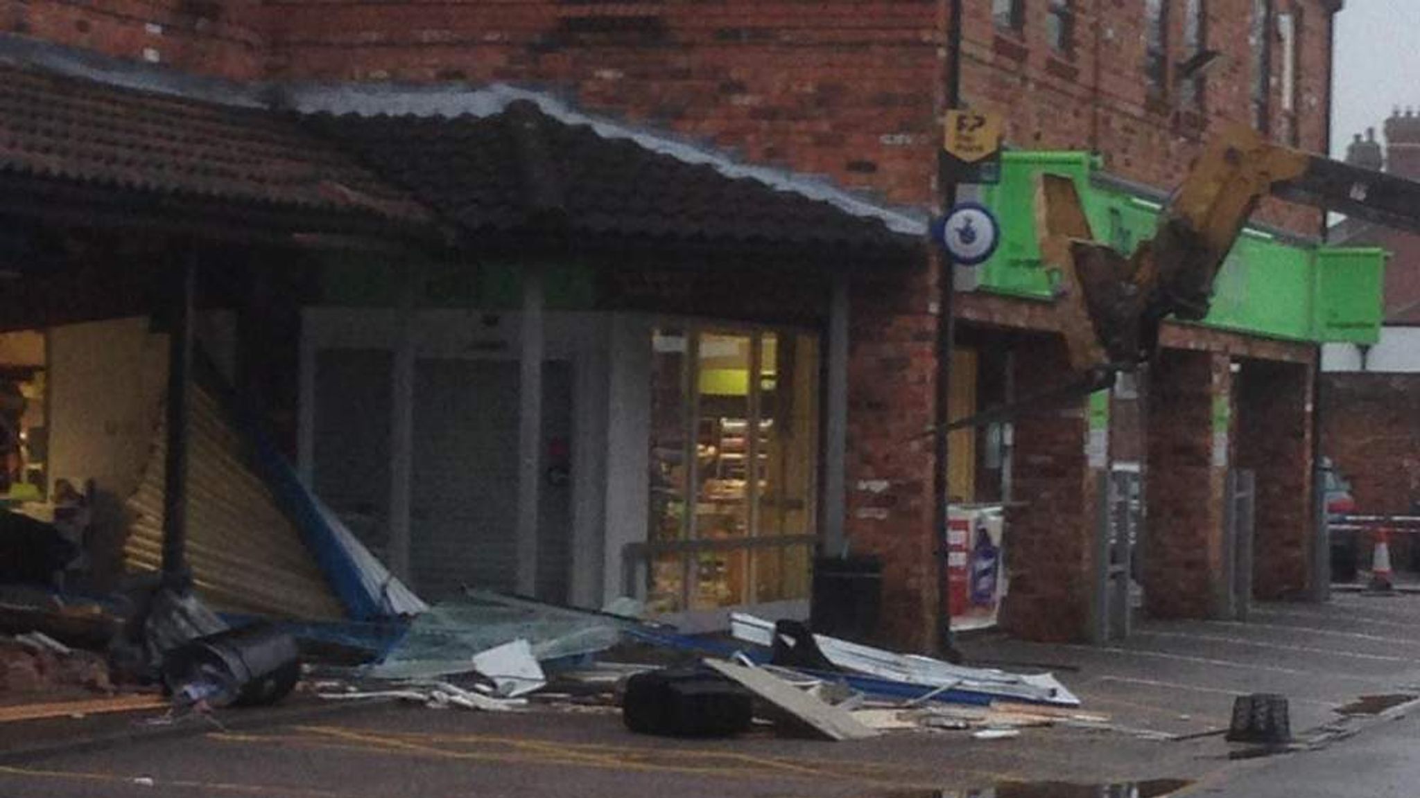 Diggers Rip ATMs From Walls In Two Ram-Raids | UK News | Sky News