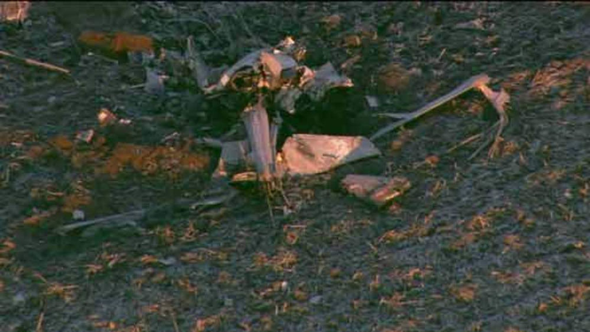 flight 93 wreckage bodies