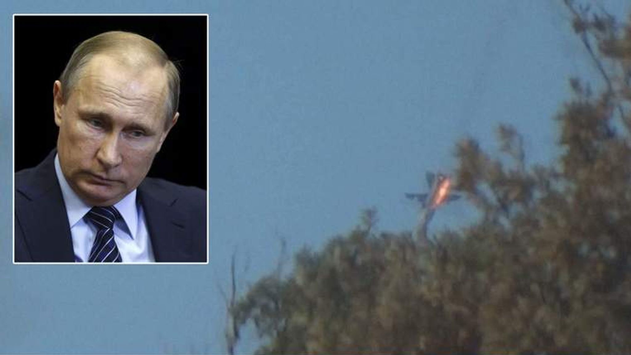 Putin US Knew Flight Path Of Downed Russian Jet World News Sky News   Jet Putin Composite Copy 1 3501040 