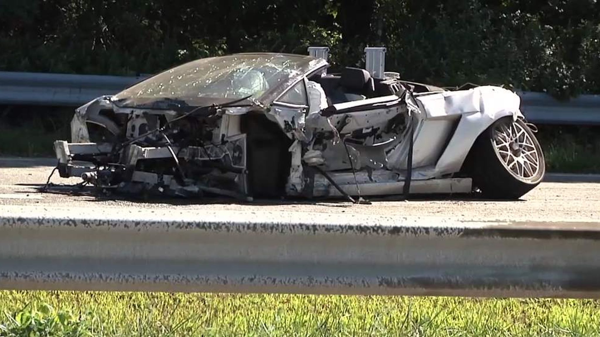 Teenager Dies In Lamborghini Test Drive Crash | US News | Sky News