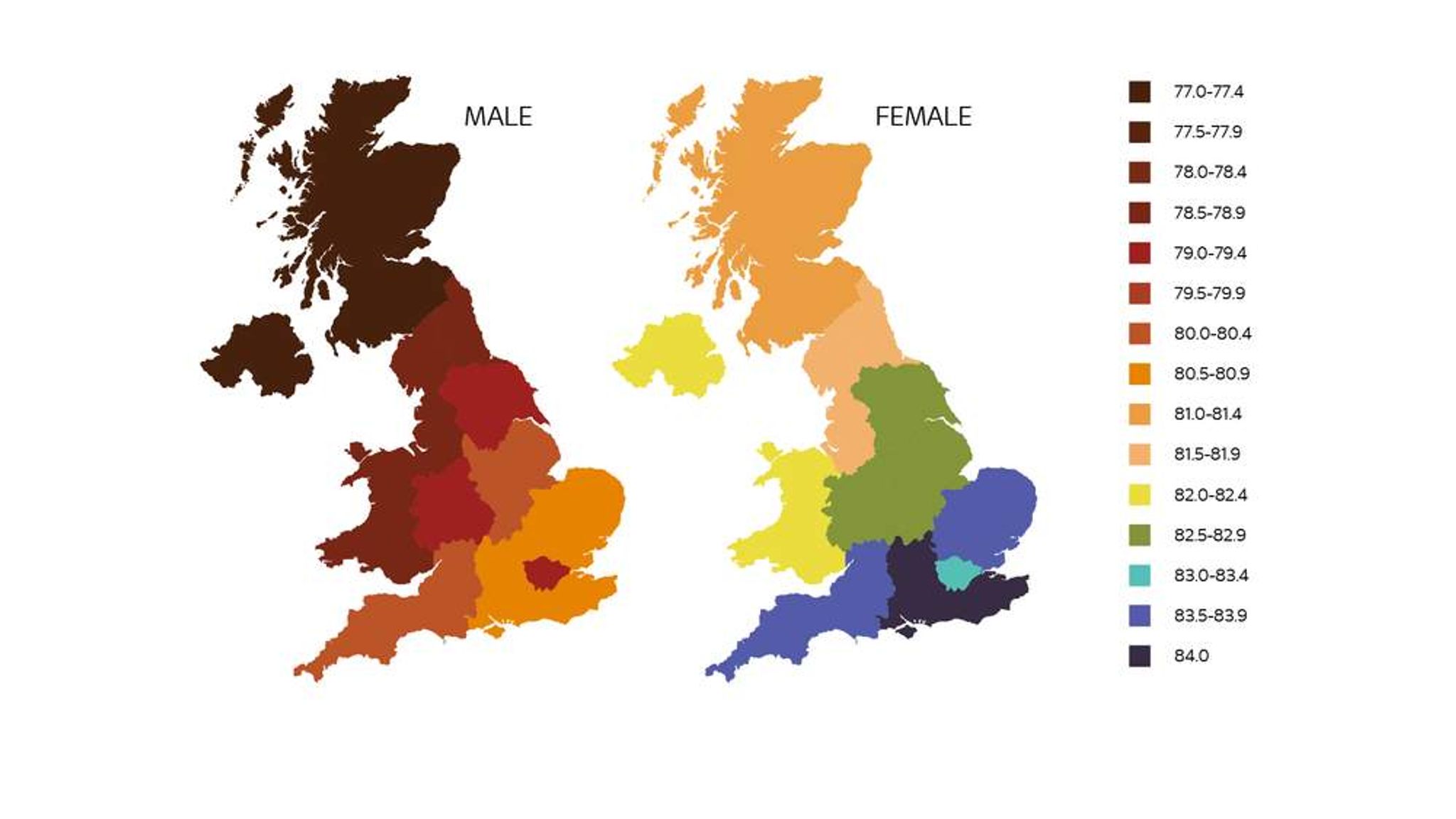 Where In England Do People Live The Longest? UK News Sky News