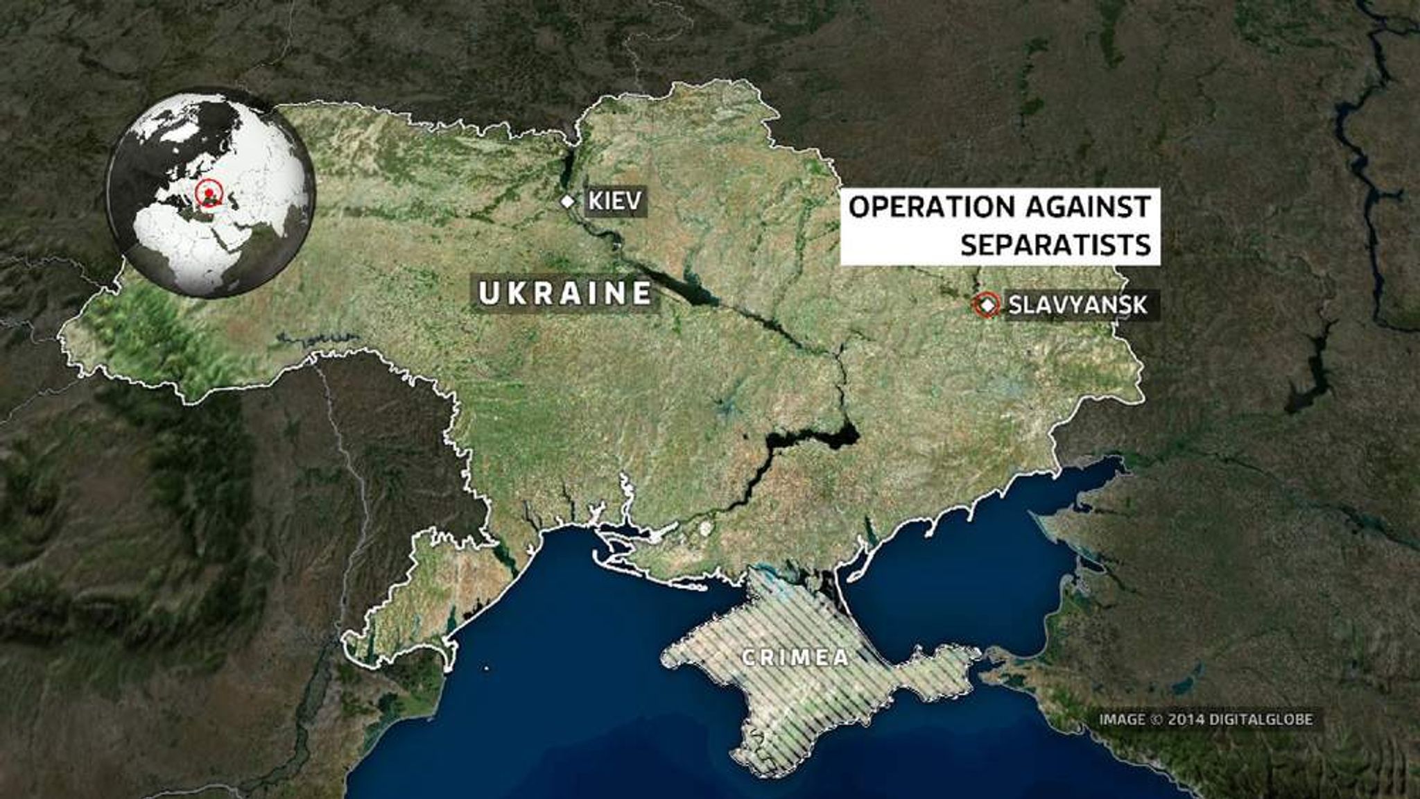 Ukrainian 'Turning Point' As Rebels Flee City World News Sky News