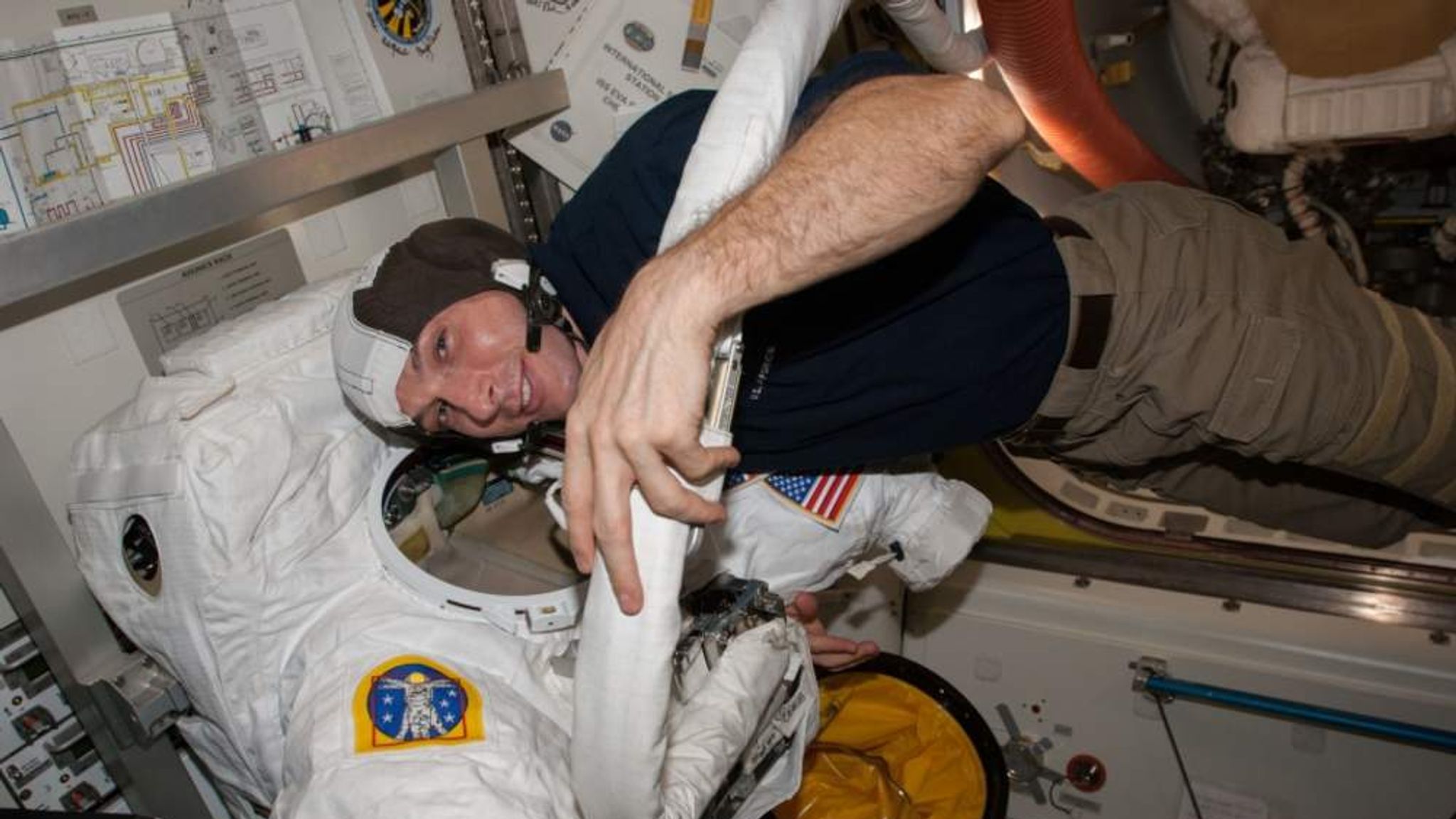 Nasa Astronauts Finish ISS Repair Spacewalk | Science & Tech News | Sky ...