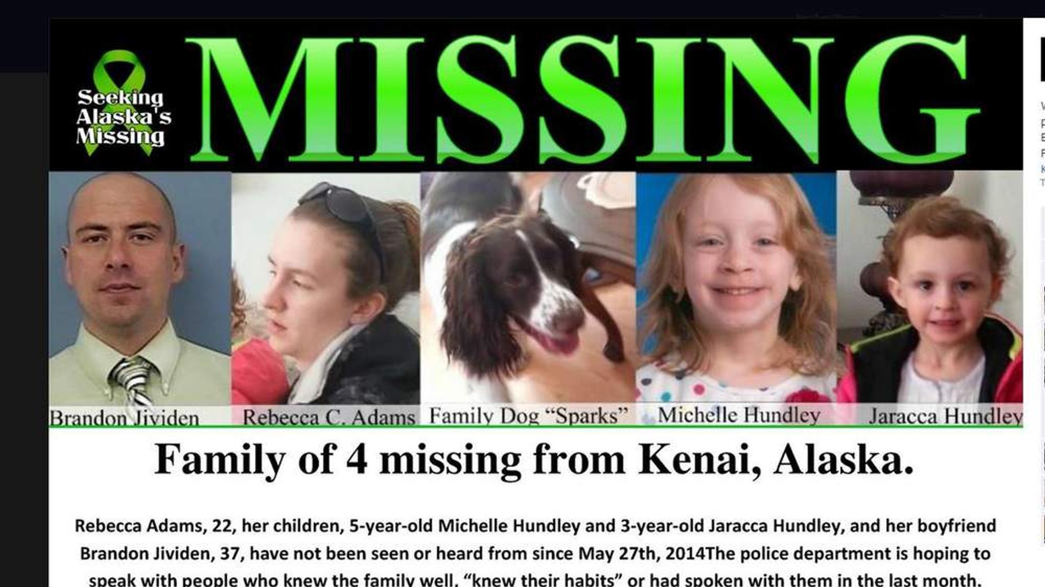 Alaska Family Disappearance Puzzles Police US News Sky News