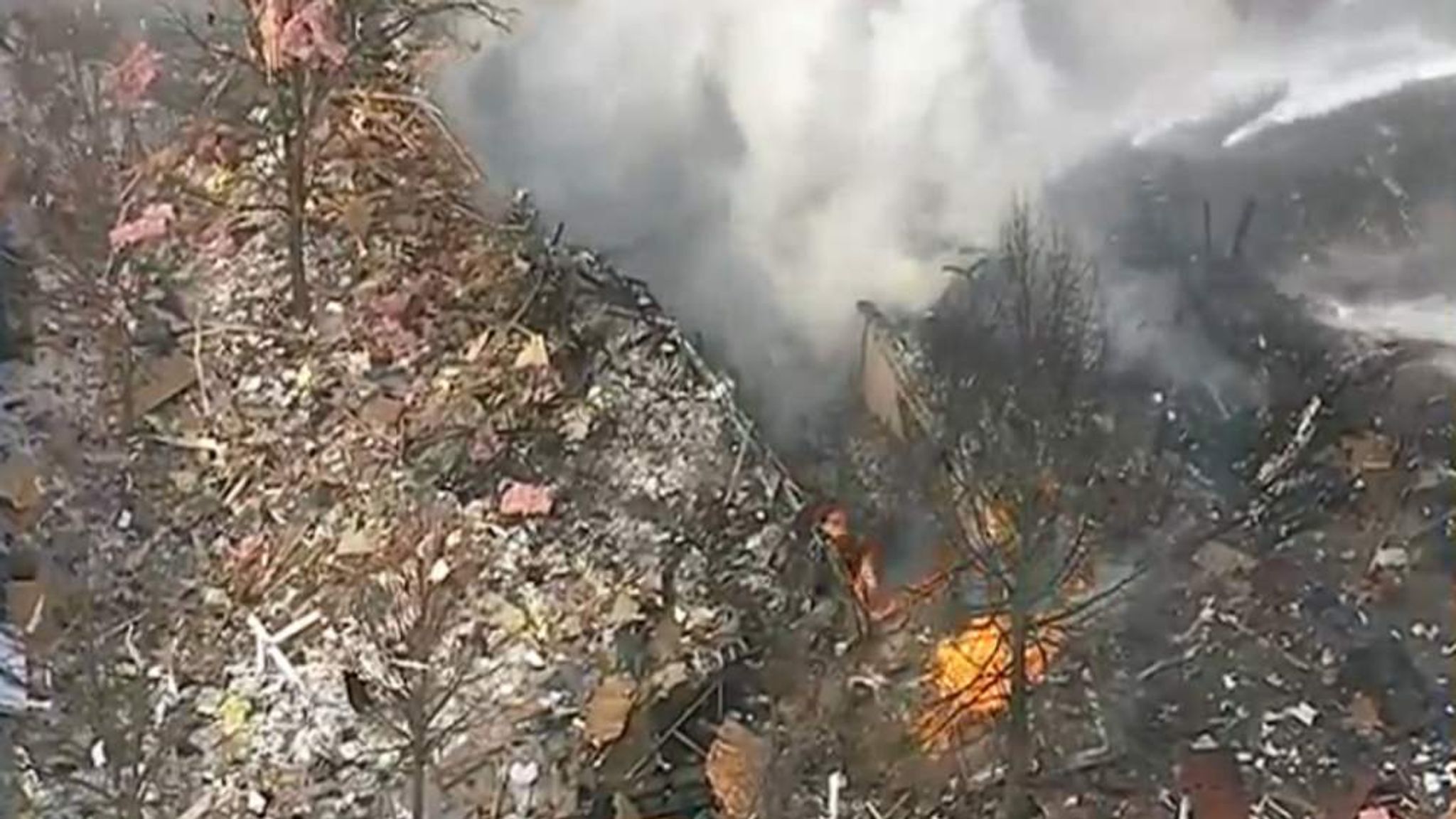 Gas Explosion Rocks New Jersey Neighbourhood US News Sky News