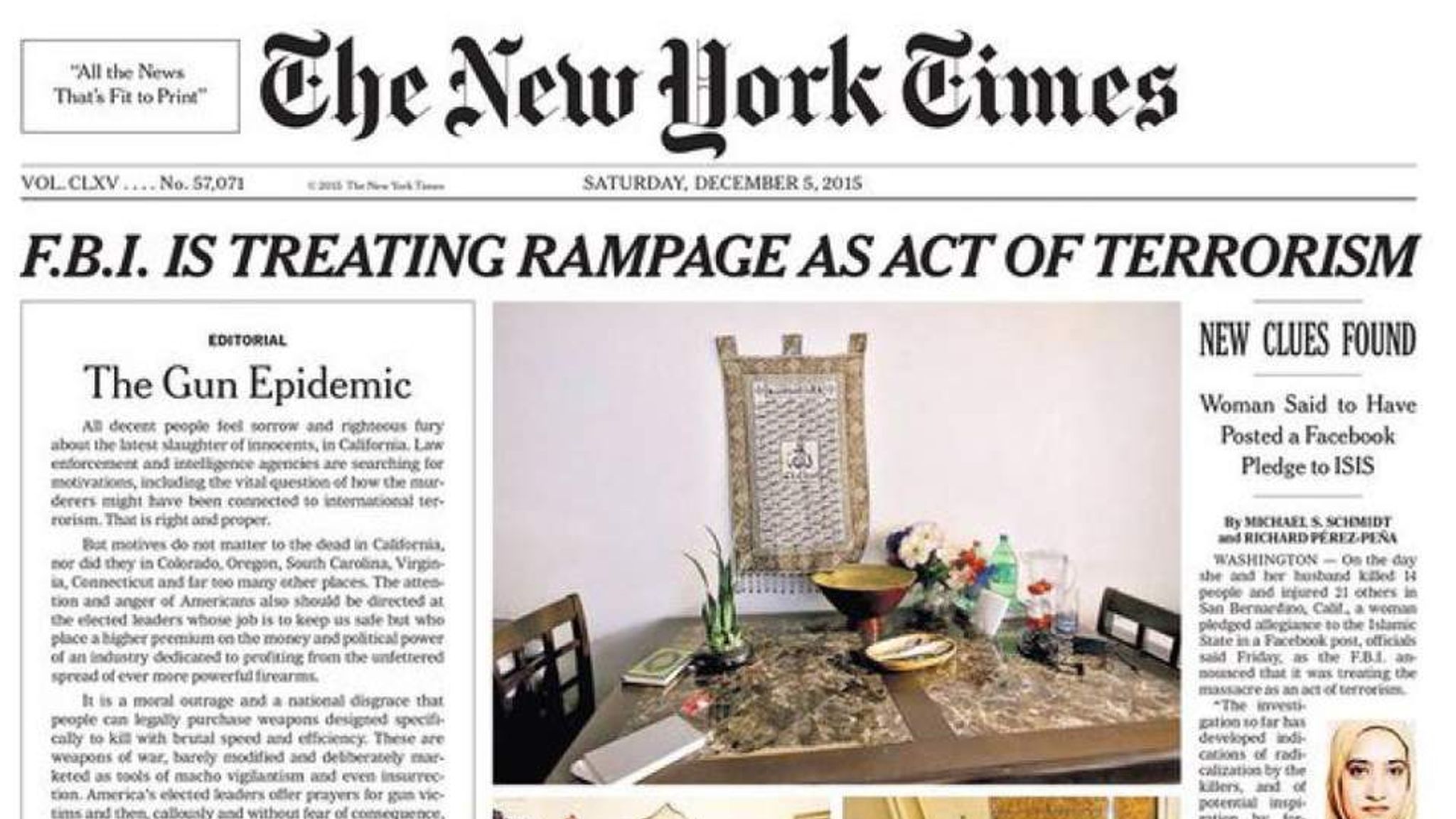 New York Times Demands Some Guns 'Outlawed' US News Sky News