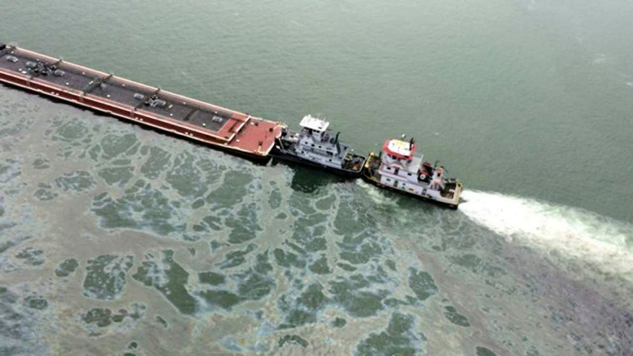 Massive Oil Spill In Houston Bird Sanctuary US News Sky News