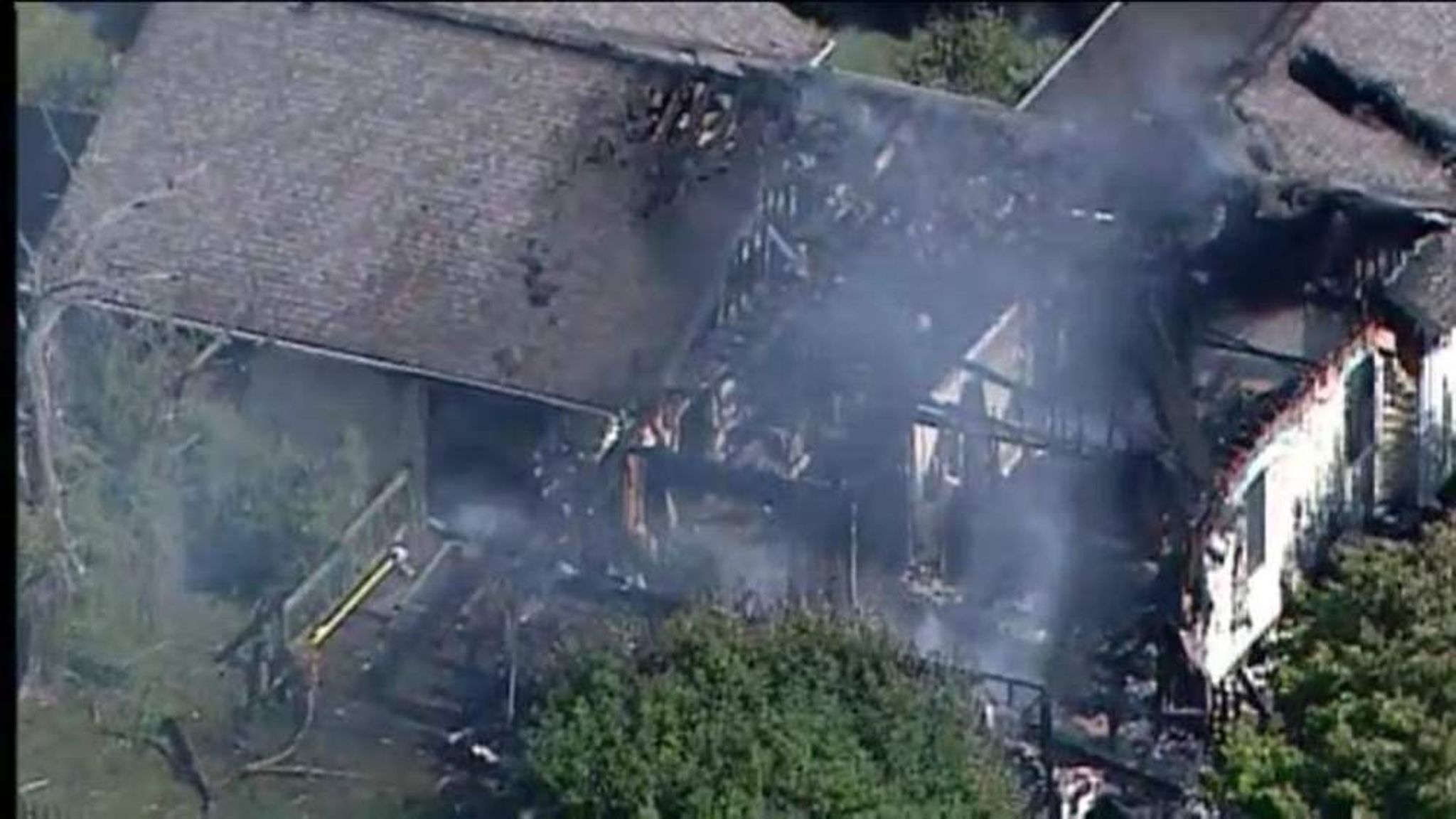 Plane Crashes Into Home In Central Indiana | US News | Sky News