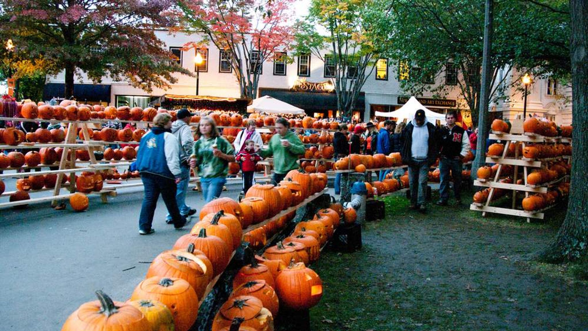 Police Fire Tear Gas In Pumpkin Festival Riot | US News | Sky News