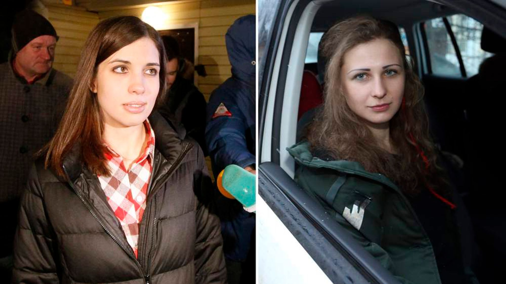 Pussy Riot Members Freed From Russian Prison World News Sky News