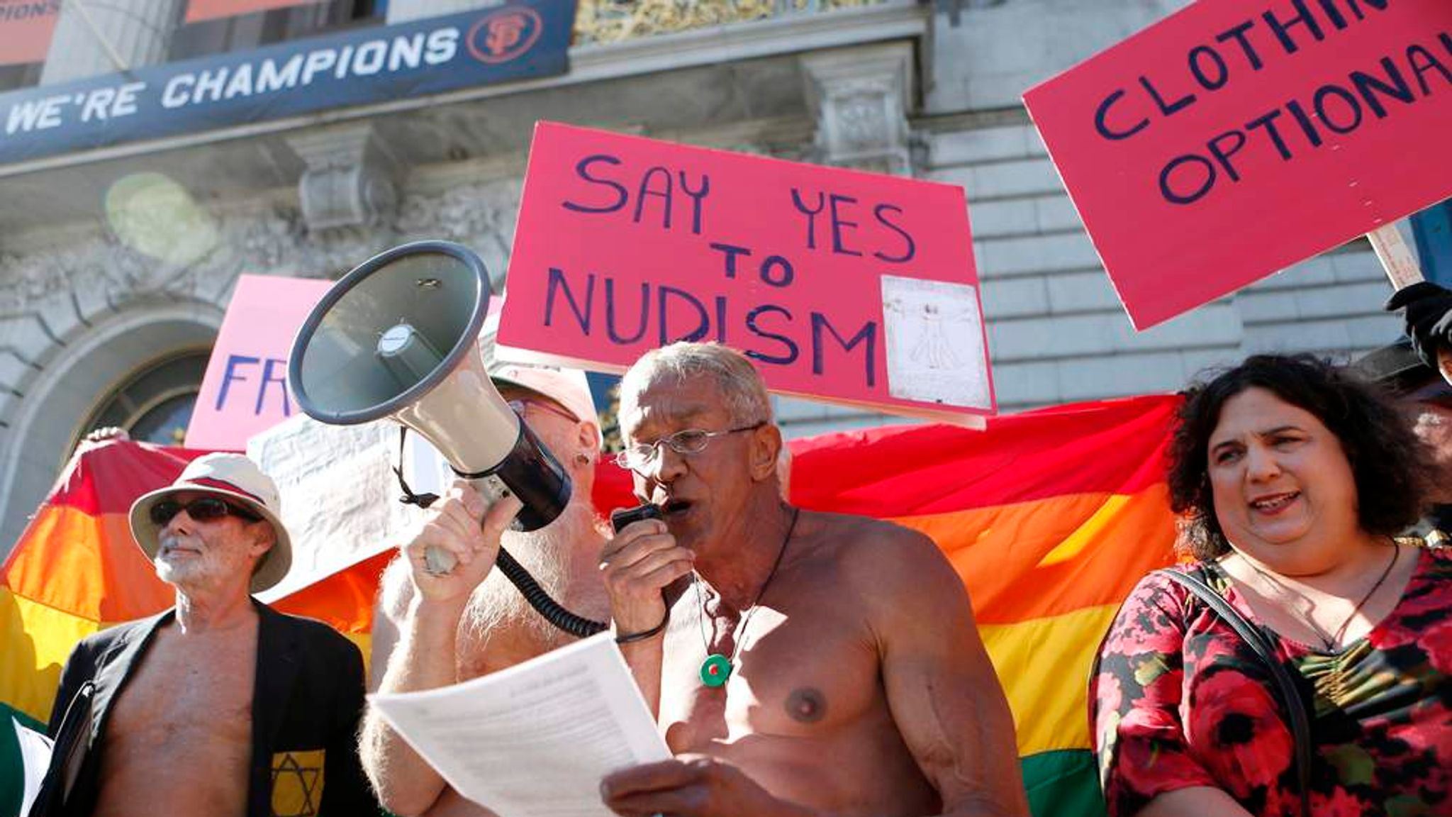 San Francisco Politicians Outlaw Public Nudity Us News Sky News