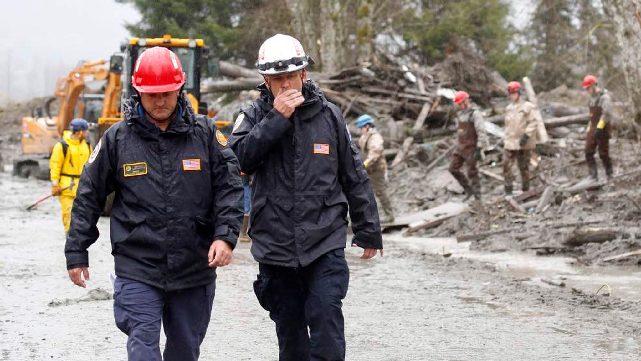 Mudslide: 'Difficult' Search For Bodies Goes On | US News | Sky News