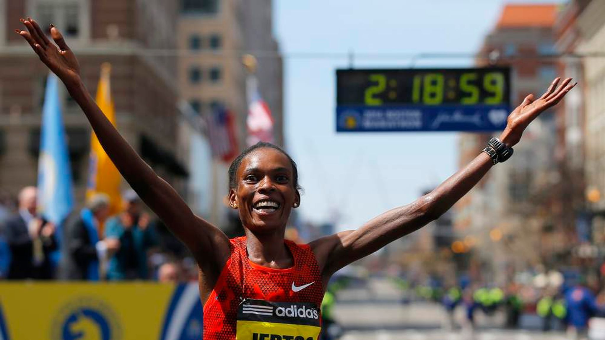 Boston Marathon American Wins Emotional Event US News Sky News