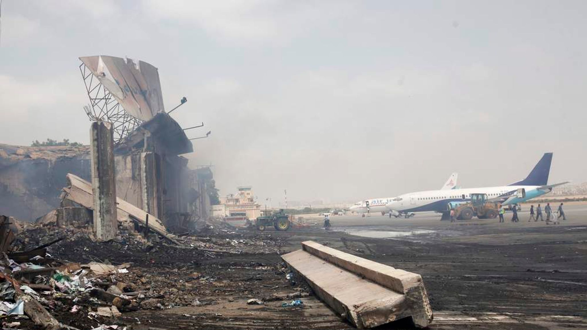 Families Flee As Pakistani Jets Target Taliban | World News | Sky News