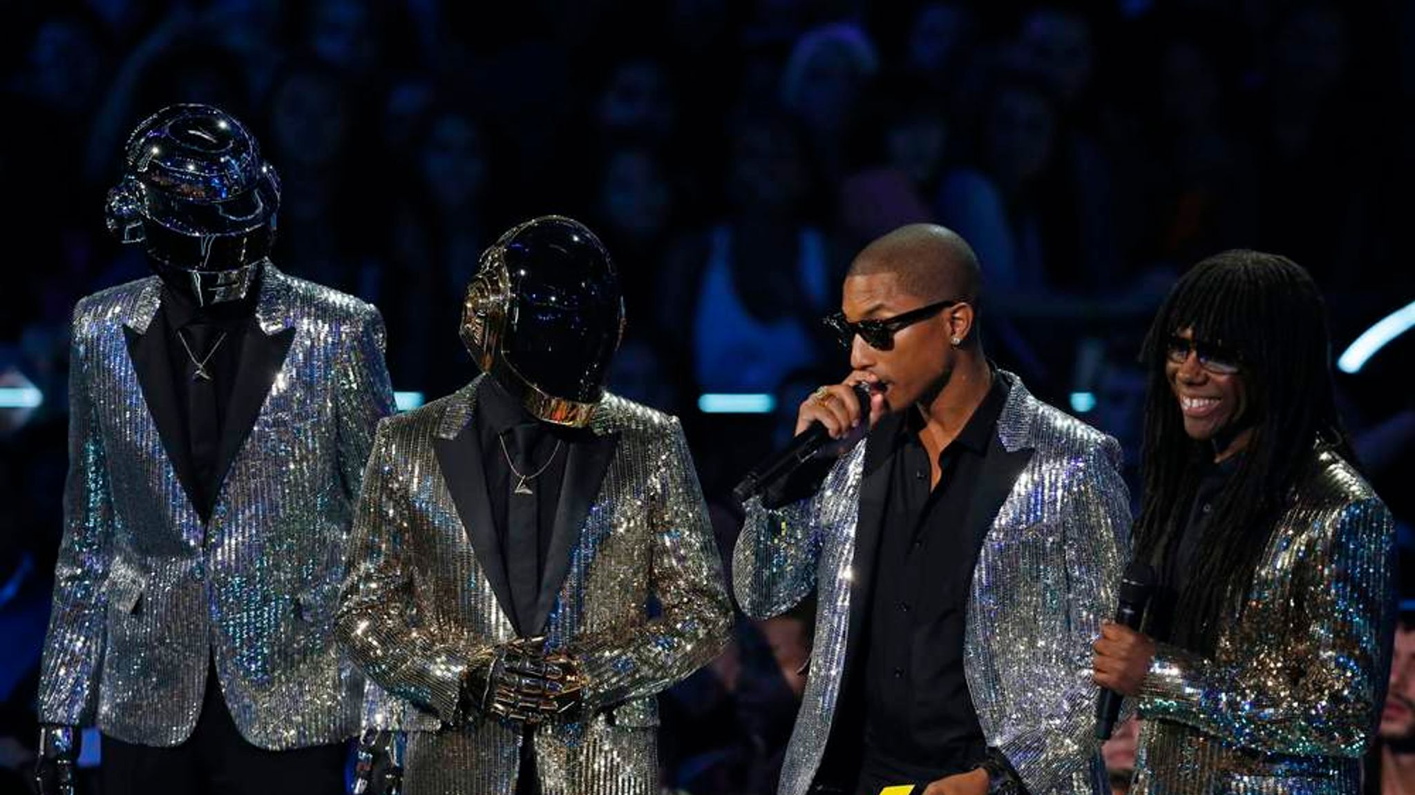 Daft Punk And Stevie Wonder Duet At Grammys