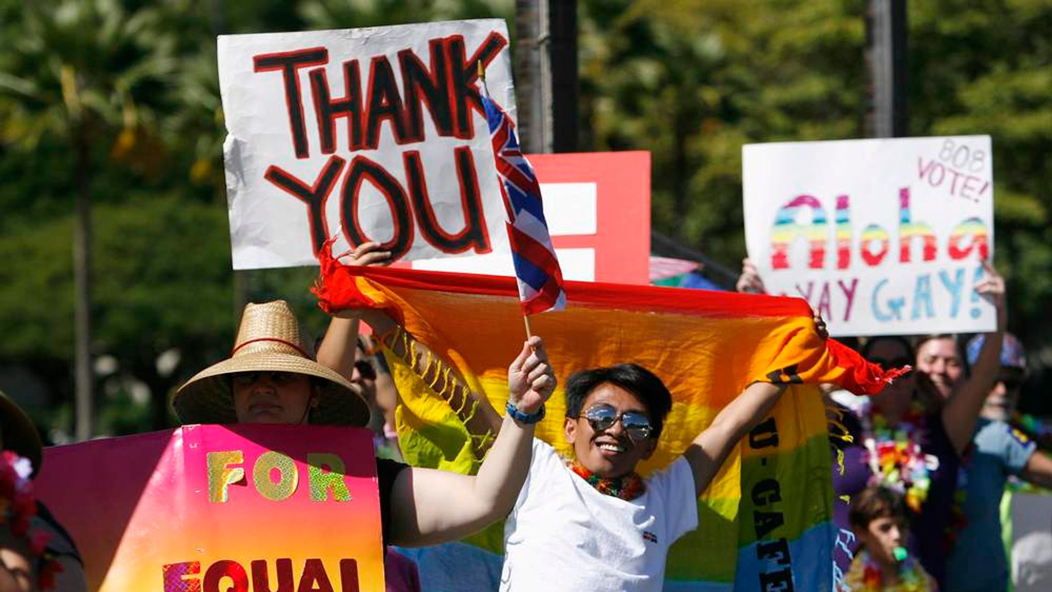 Hawaii Governor Signs SameSex Marriage Bill US News Sky News