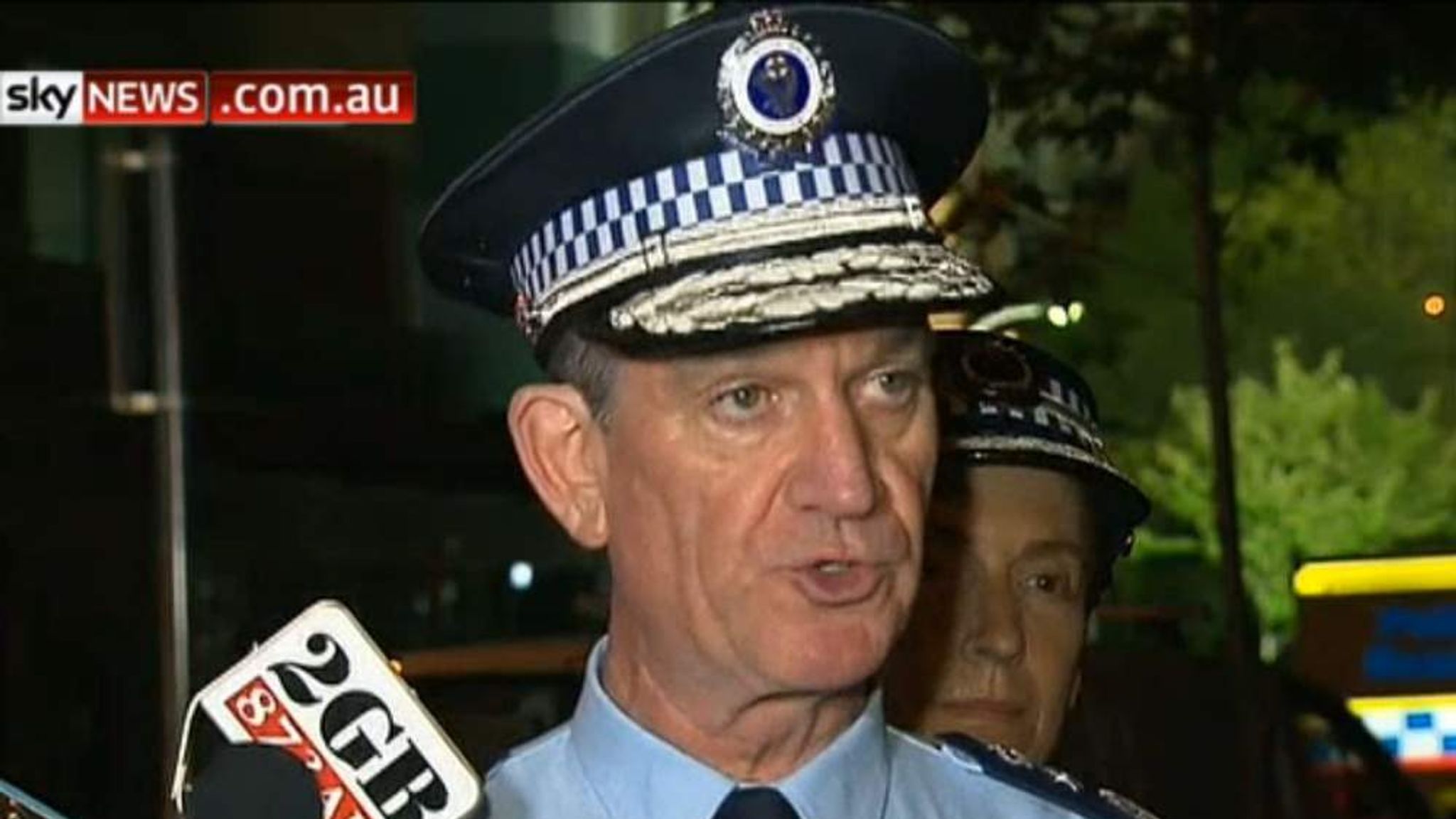 Australia Two Dead In Police Station Shooting World News Sky News