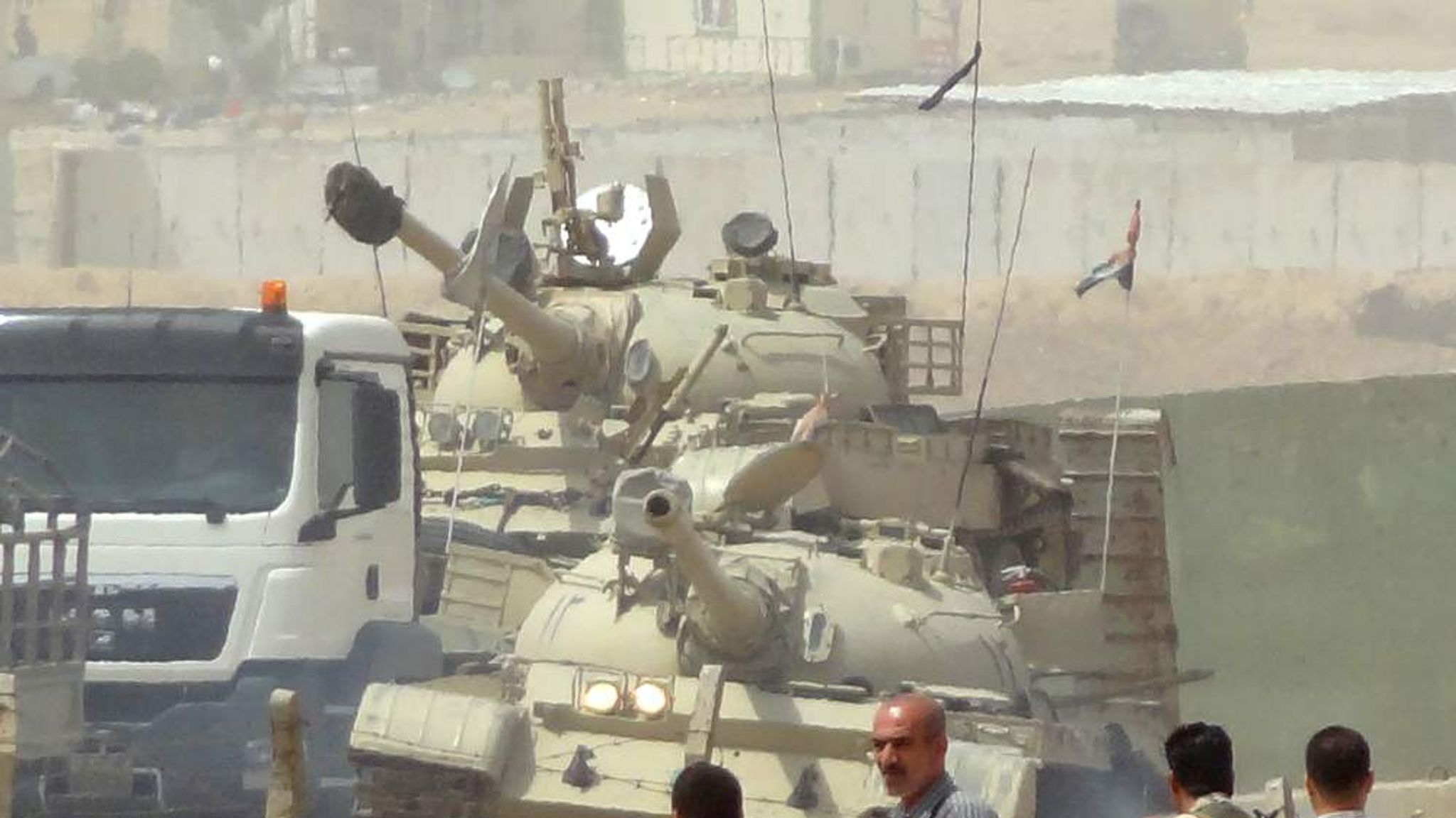 Iraq Air Force Strikes Militant Positions | World News | Sky News