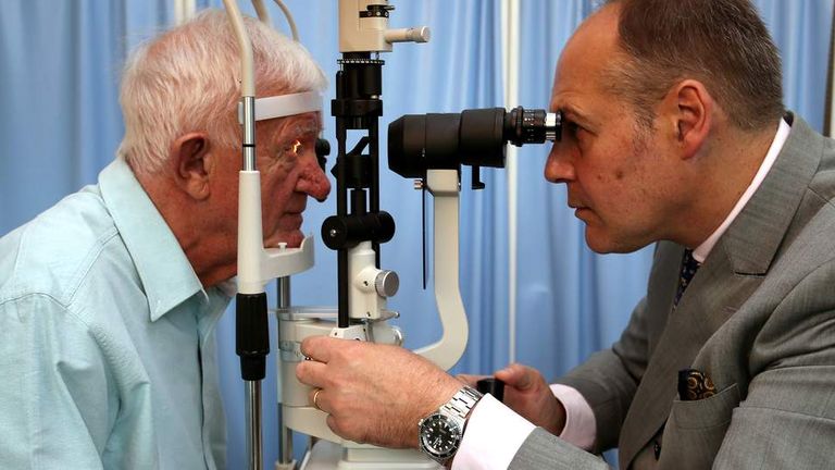 Ray Flynn Bionic Eye Patient