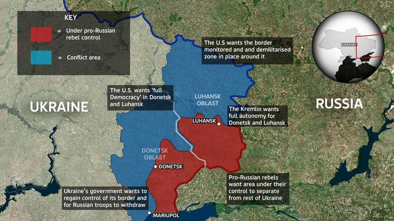 Long Way To Go Before There S A Ukraine Deal World News Sky News   110215 Ukraine Map Conflict Wider 1 3544965 