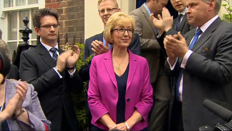 Andrea Leadsom withdraws from the leadership race