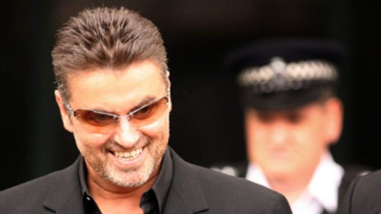 Former Wham singer George Michael in 2007 after admitting being unfit to drive