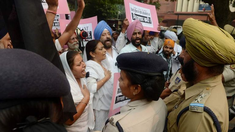 Call To Recognise Sikh Killings As Genocide | World News | Sky News