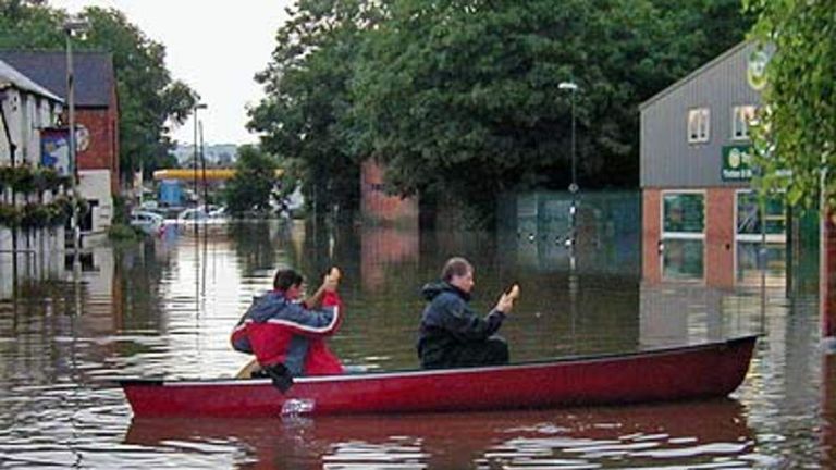 Weather: Fears Over &#039;At Risk&#039; Flood Insurance | Business News | Sky News